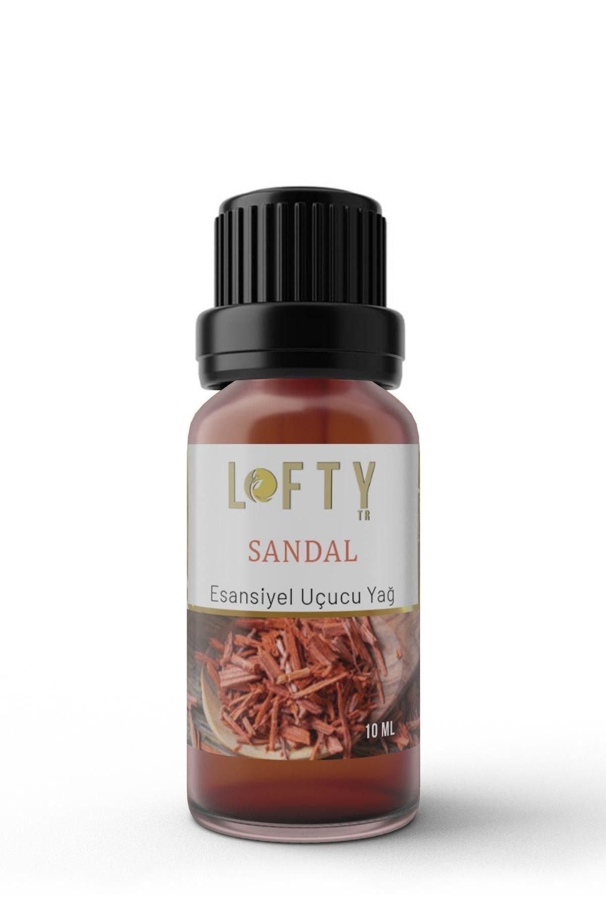 Lofty Sandal Doğal Uçucu Yağ Saf Buhurdanlık Esansı Konsantre Oda Kokusu Uçucu Esans Buhur Yağı 10ml