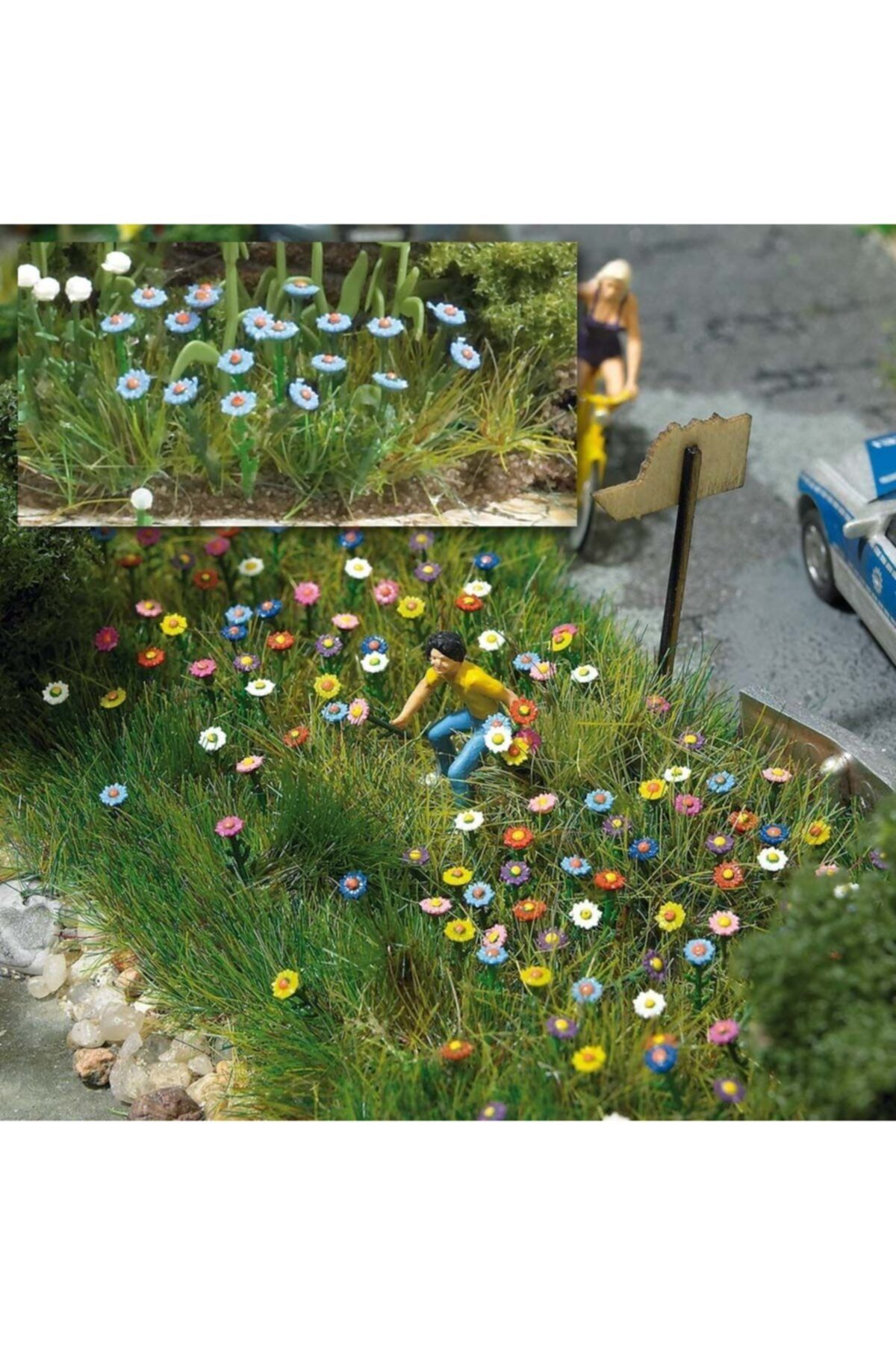 Busch Maket Model Yaz Çiçekleri Seti 1/87 Ho N: 1229