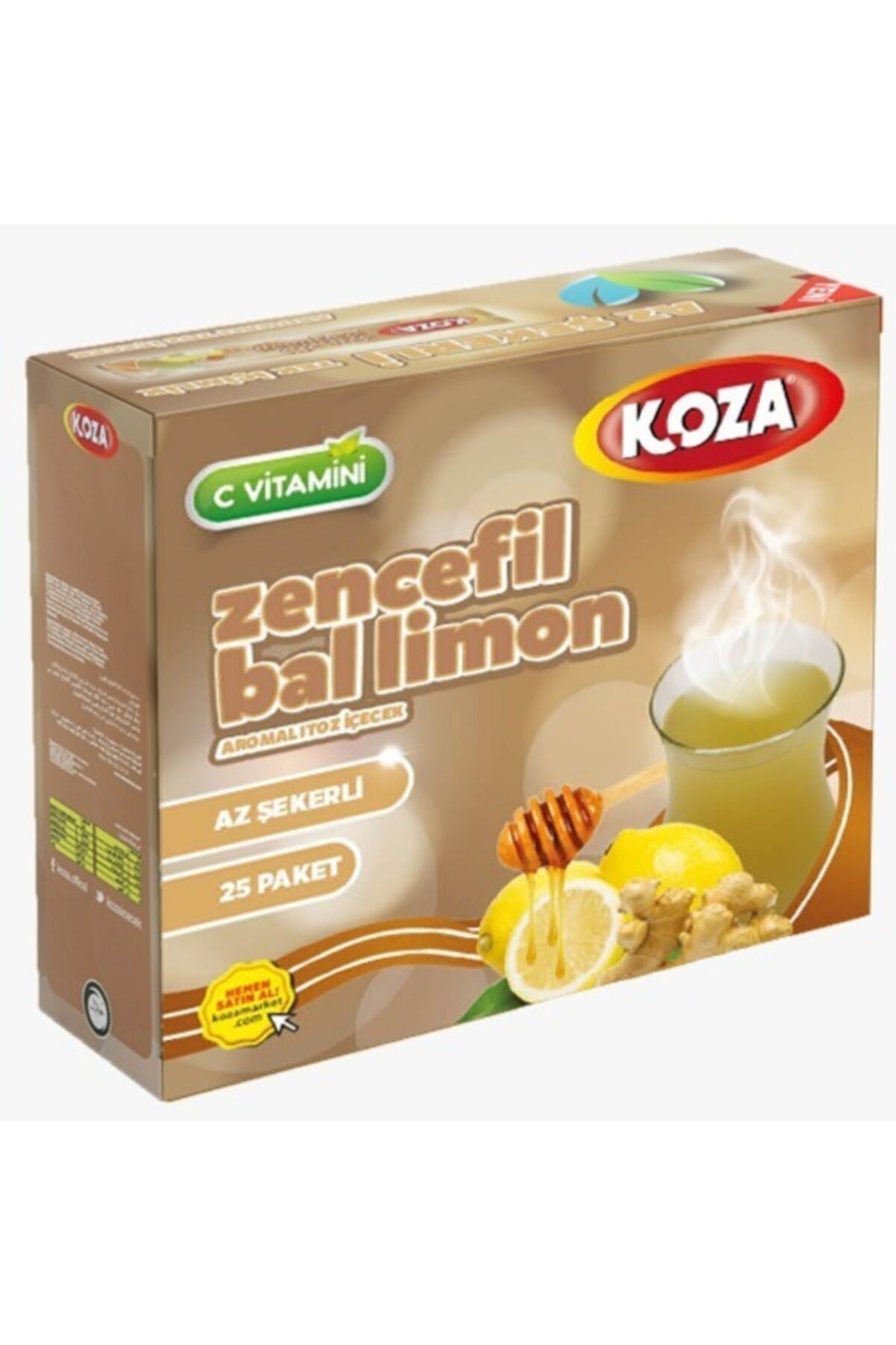 Koza Az Şek. Tek Içim. Zencefil-bal-lim. Aro. Içecek Tozu (25 STİCK)