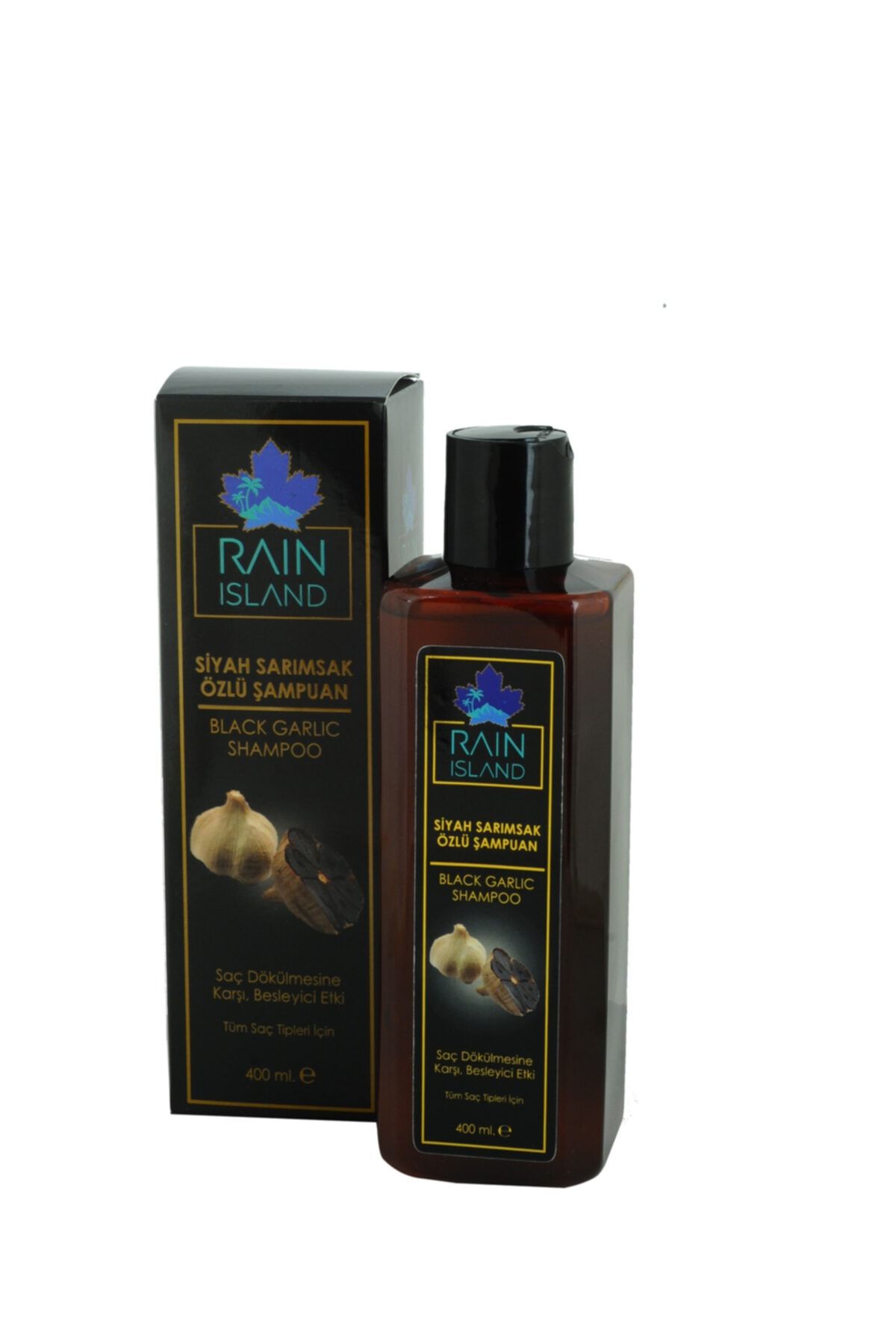 RAIN ISLAND Siyah Sarımsak Özlü Şampuan 400ml