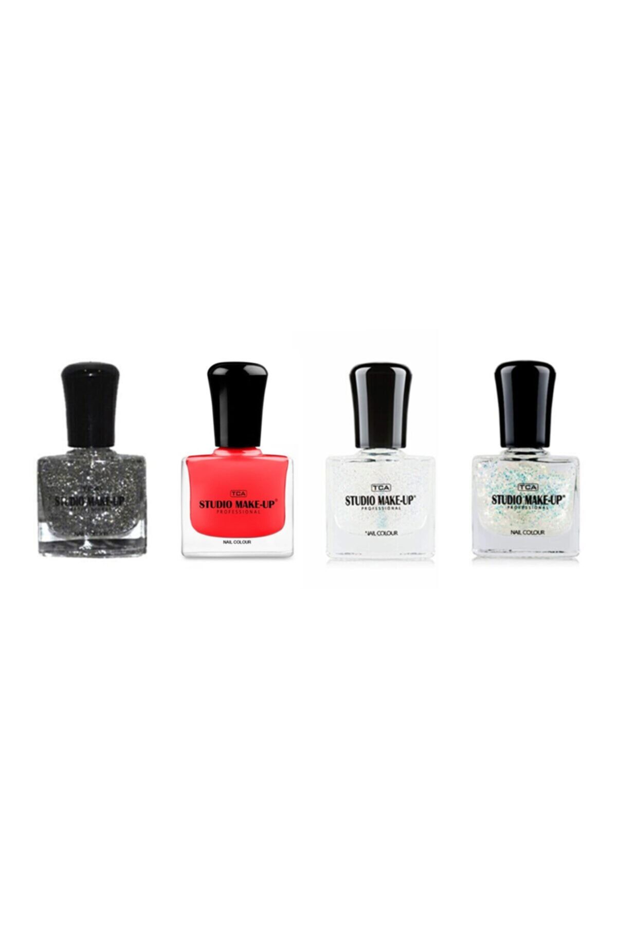 TCA Studio Make Up Tca Studıo Make-up 4 Lü Simli Oje Set 154-172-173-174