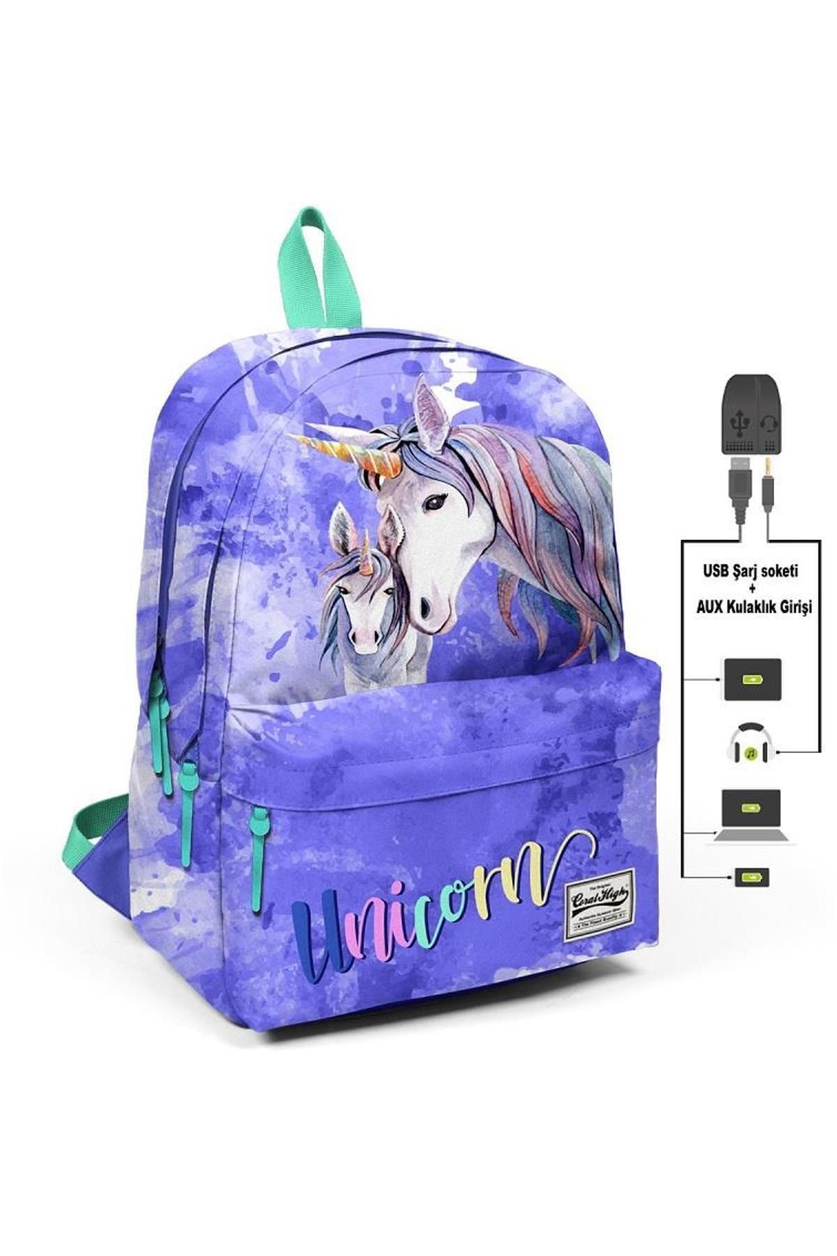Yaygan Marka: Coral High Unicorn Sırt Çantası Usb-aux Soketli 23422 Kategori: Okul Çantası