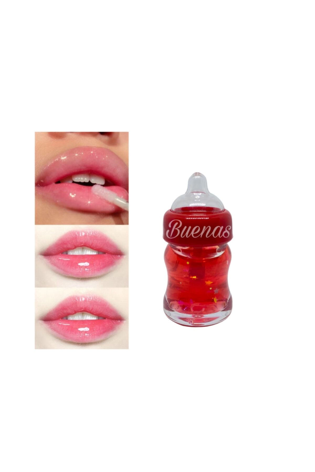buenas store Biberon Dudak Parlatıcısı Sihirli Ruj Lip Gloss