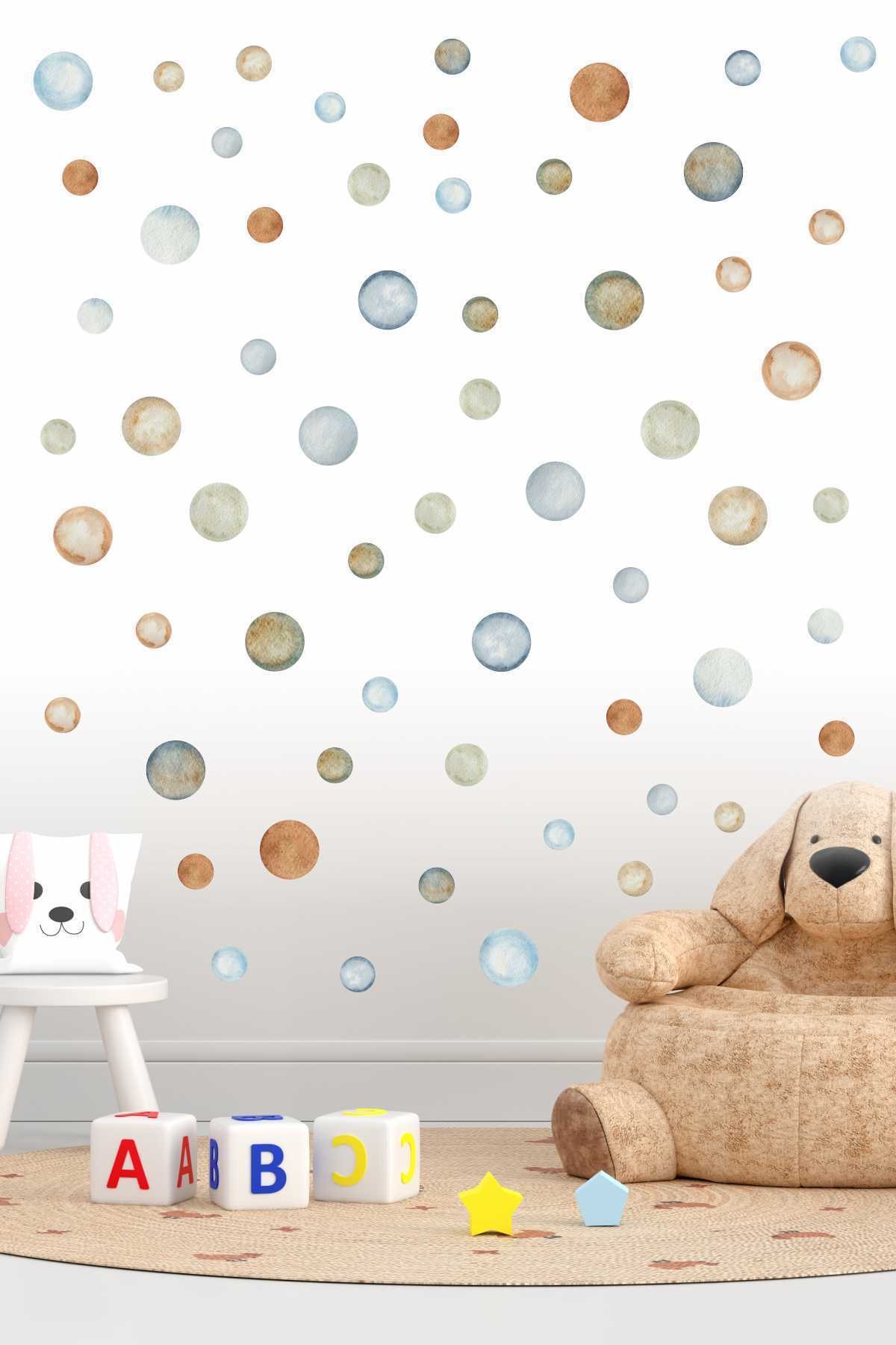 ENGINPRINT 5 Ve 3 Cm Breeze Suluboya Puantiye Etiket Seti 108 Parça