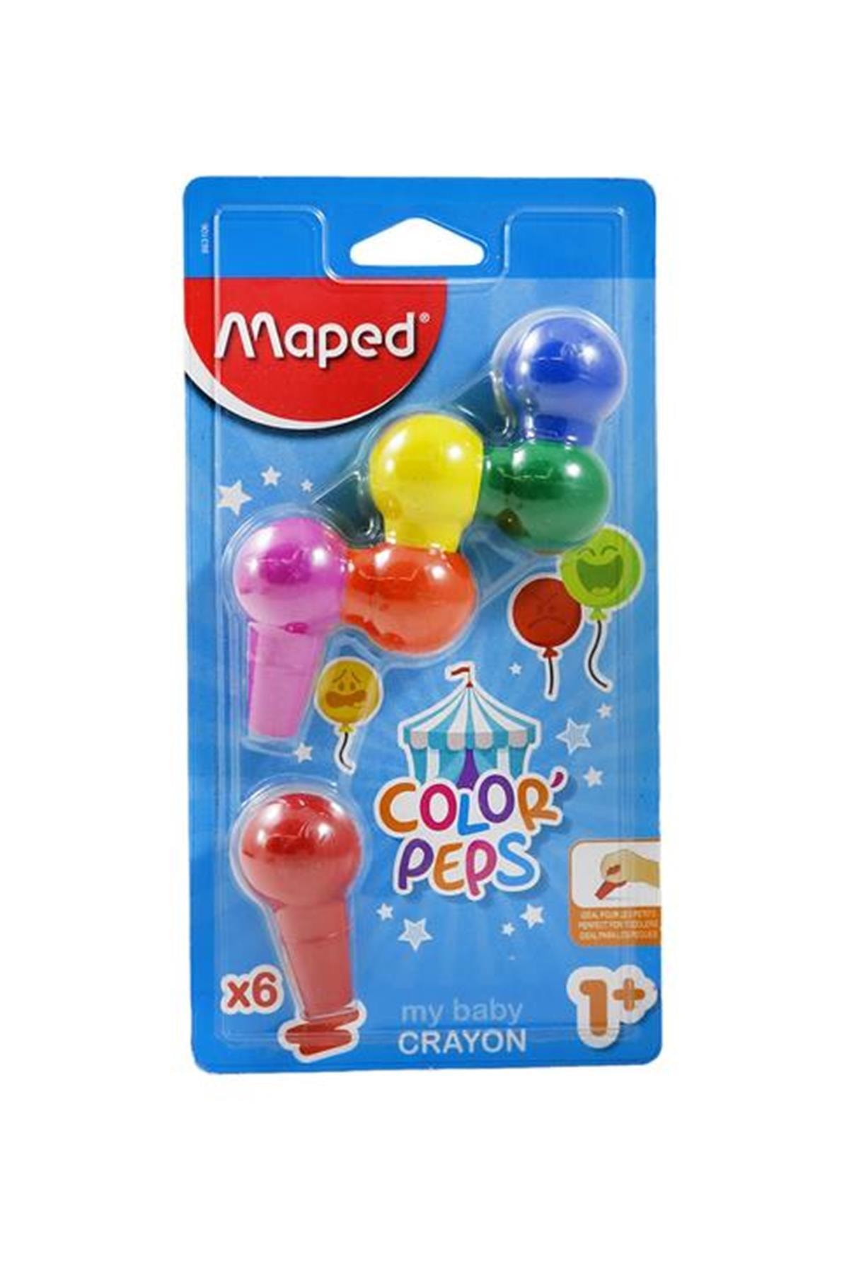 Maped 6 Renk Color Peps Baby Mum Boya 863106