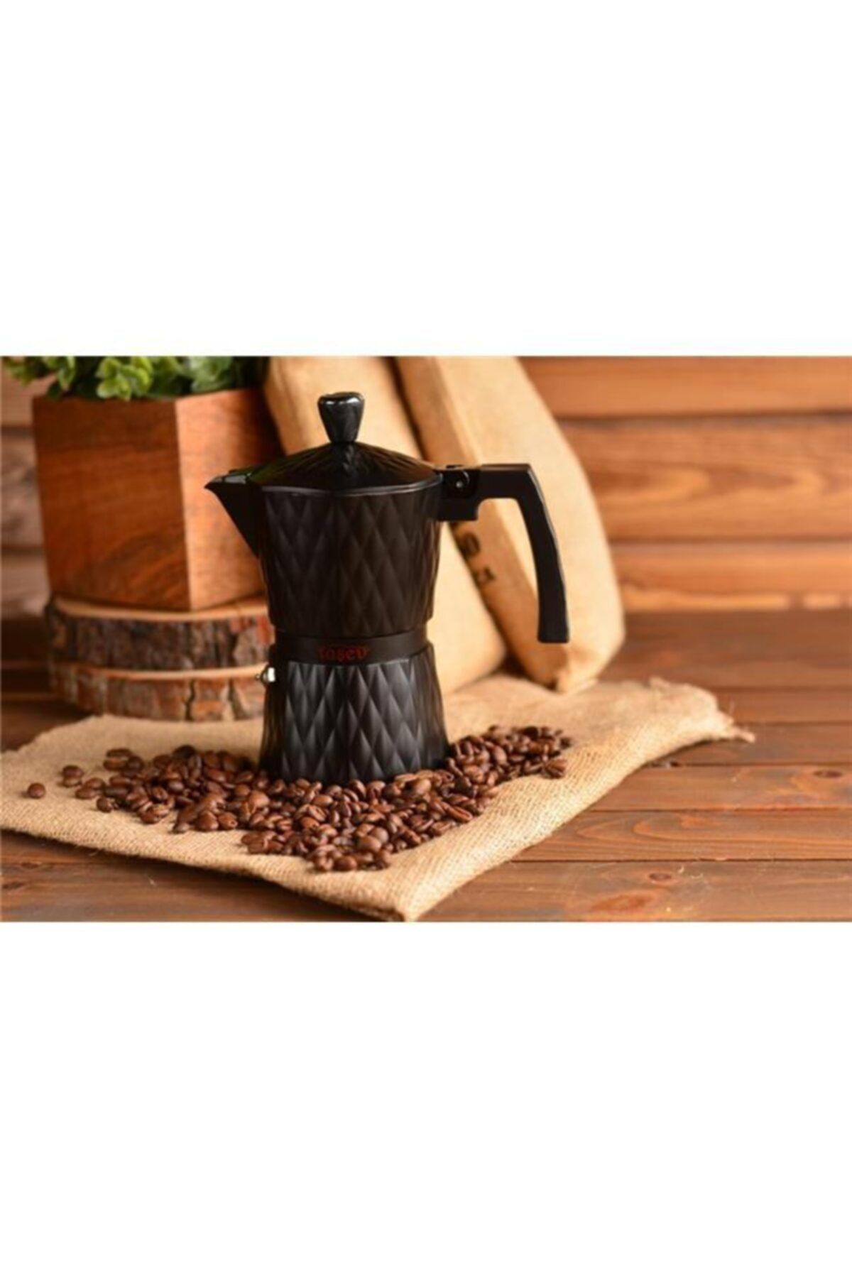 DetoksHome Bambum Adamante Moka Pot 6 Fincan