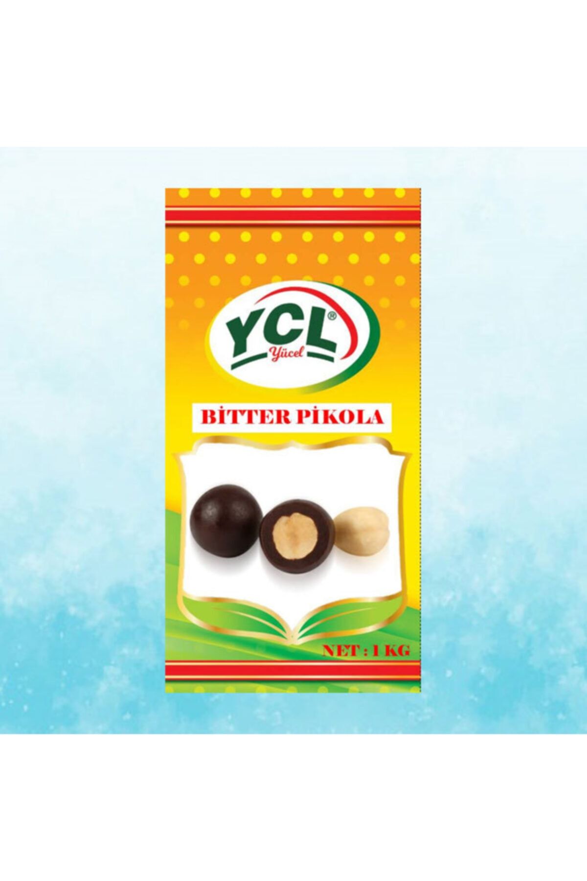 YCL TÜRKMENLER PASTACILIK Ycl Yücel Bitter Fındık Çikolata 1 Kg