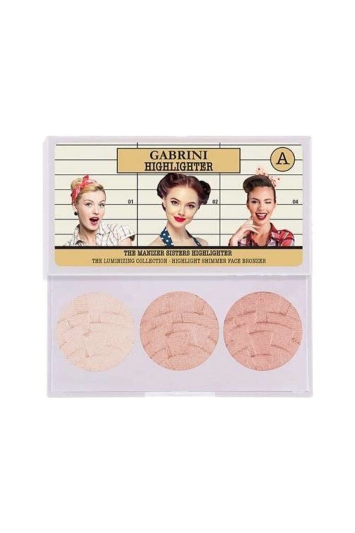 Gabrini 3'lü Aydınlatıcı Paleti - Highlighter A 8696814073990
