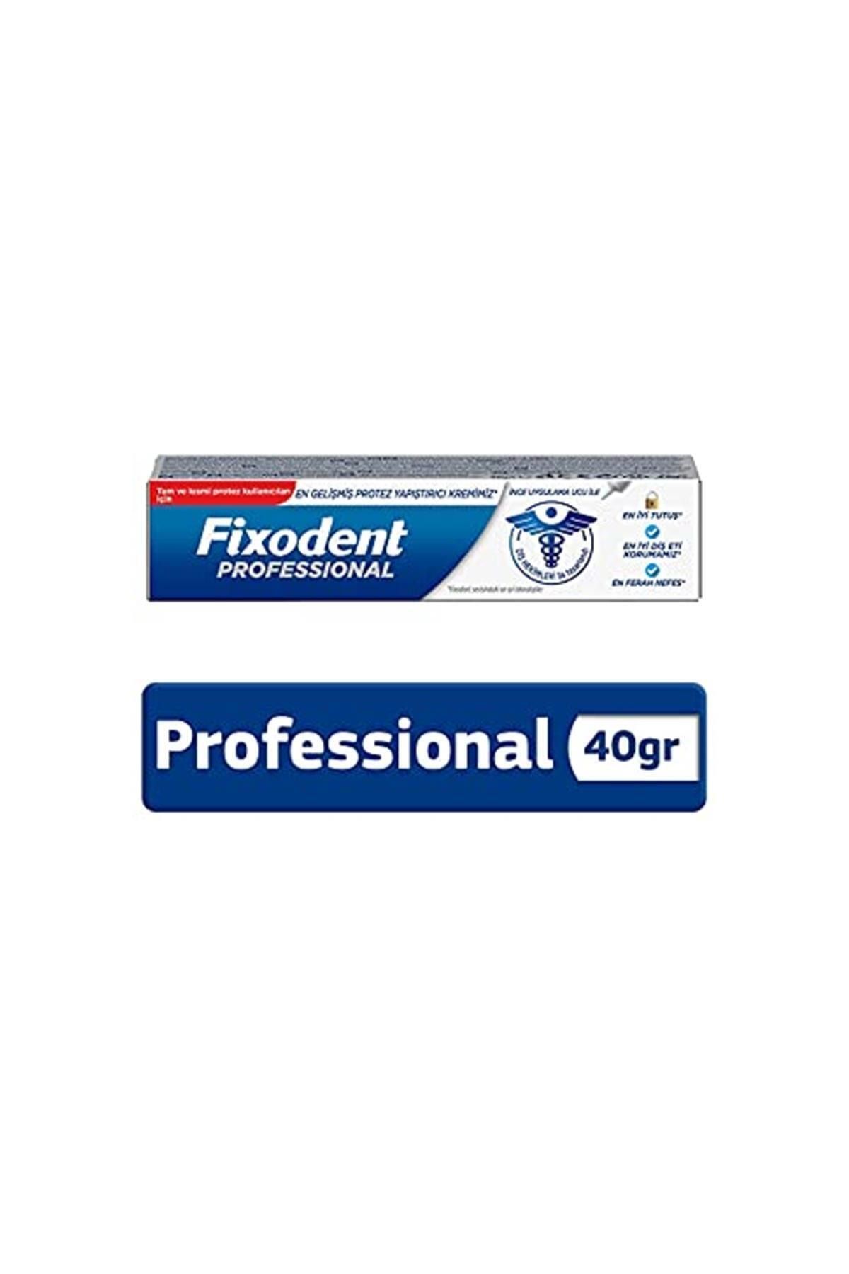 Fixodent Profesyonel Diş Protez Yapıştırıcı Krem 40 Gr Kategori: Manuel Diş Fırçası