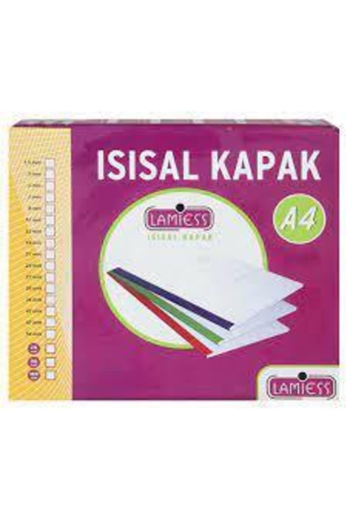 Lamiess 42 Mm Isısal Cilt Kapağı Mavi 25 Adet