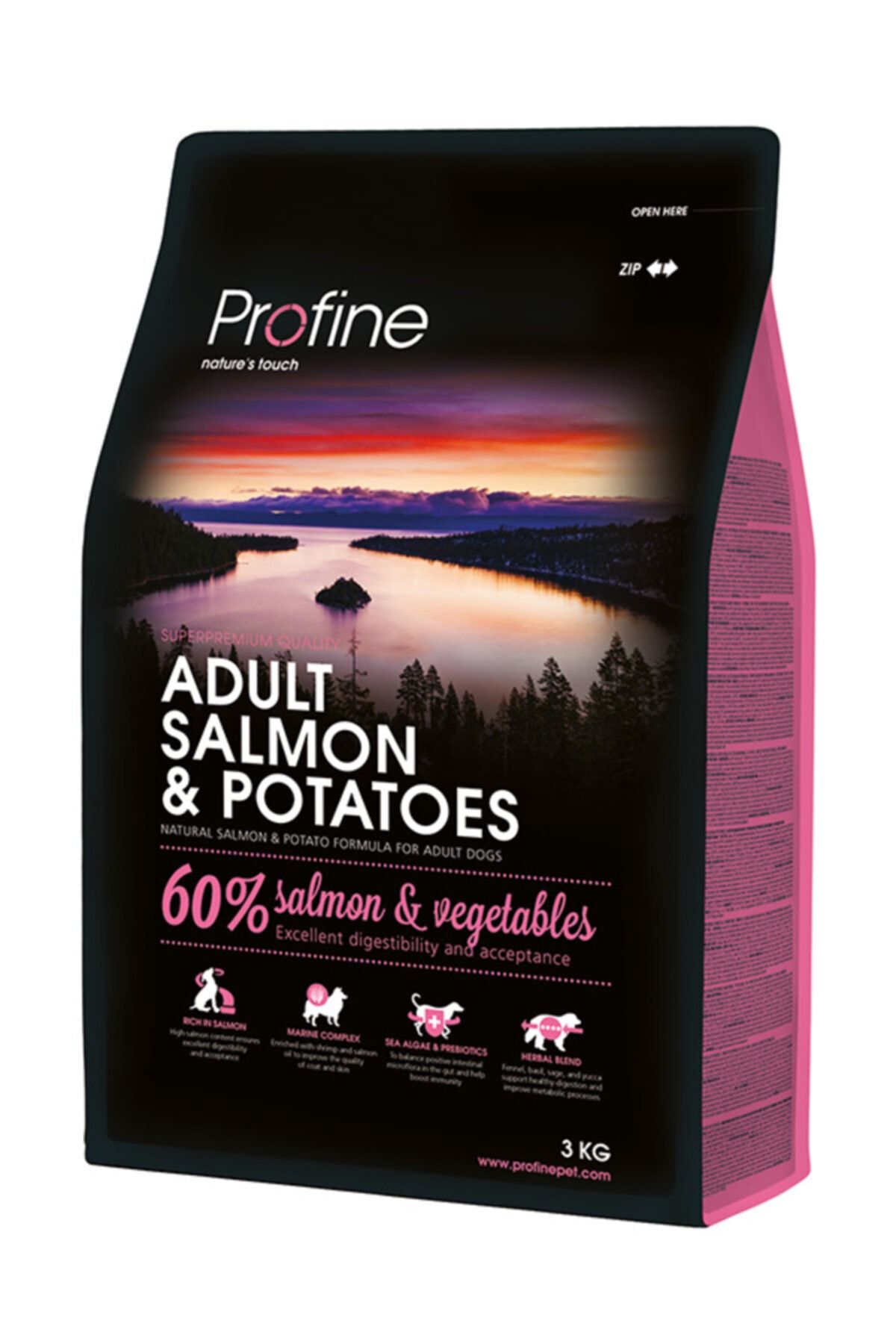 Profine Adult Somonlu Ve Patatesli Yetişkin Köpek Maması 3 kg