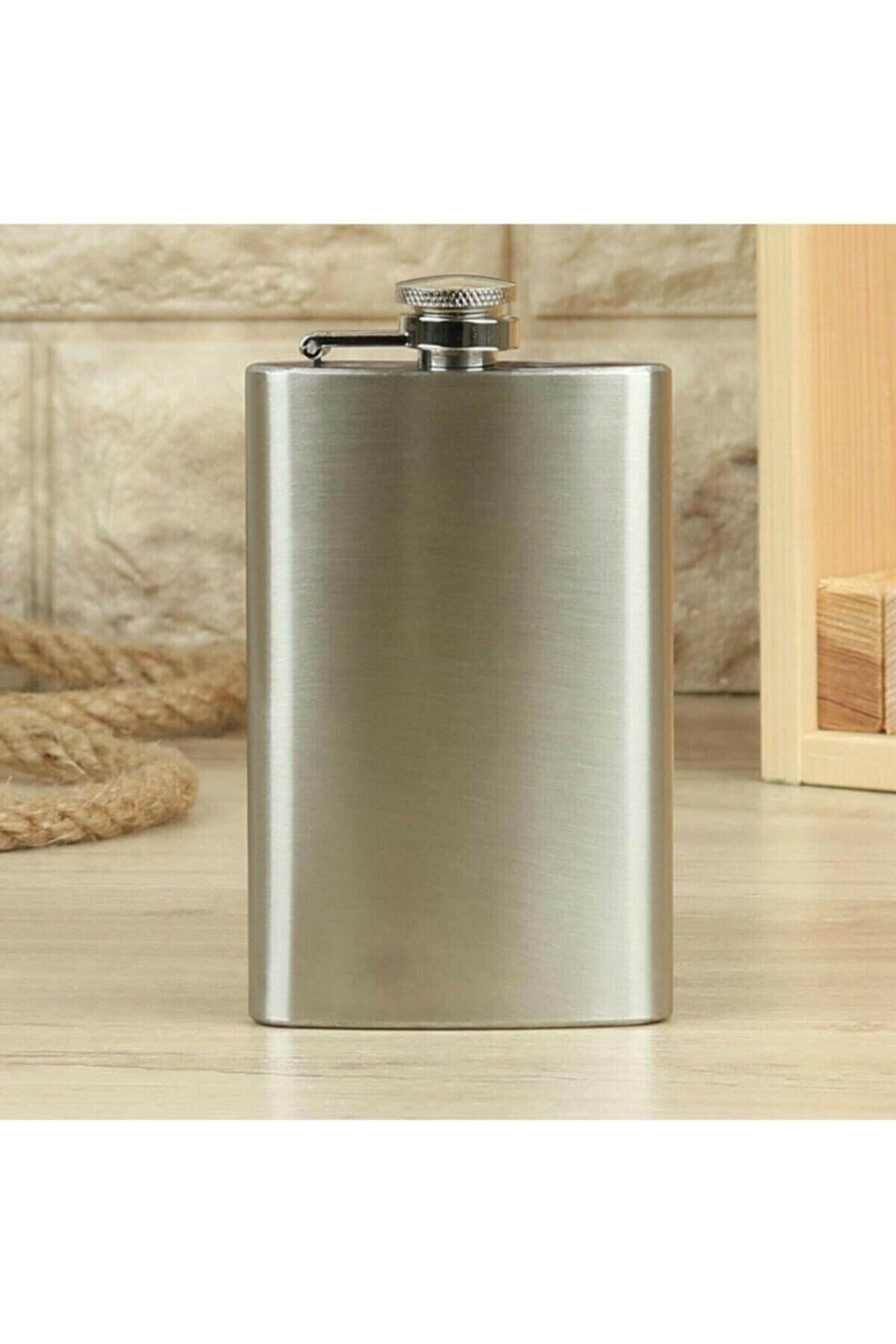 Raicon Paslanmaz Çelik Matara 6 Oz ( 177 Ml ) Içki Viski Konyak Alkol Şişesi