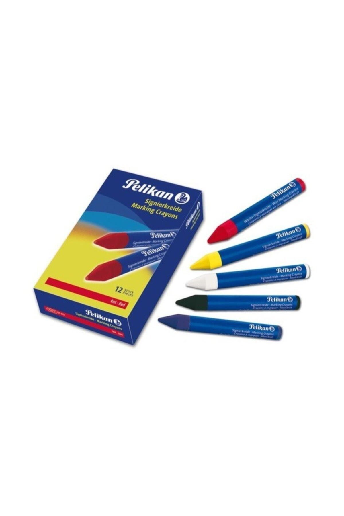 Pelikan 762 Hobby Renkli Işaretleme Tebeşiri 12li Sarı