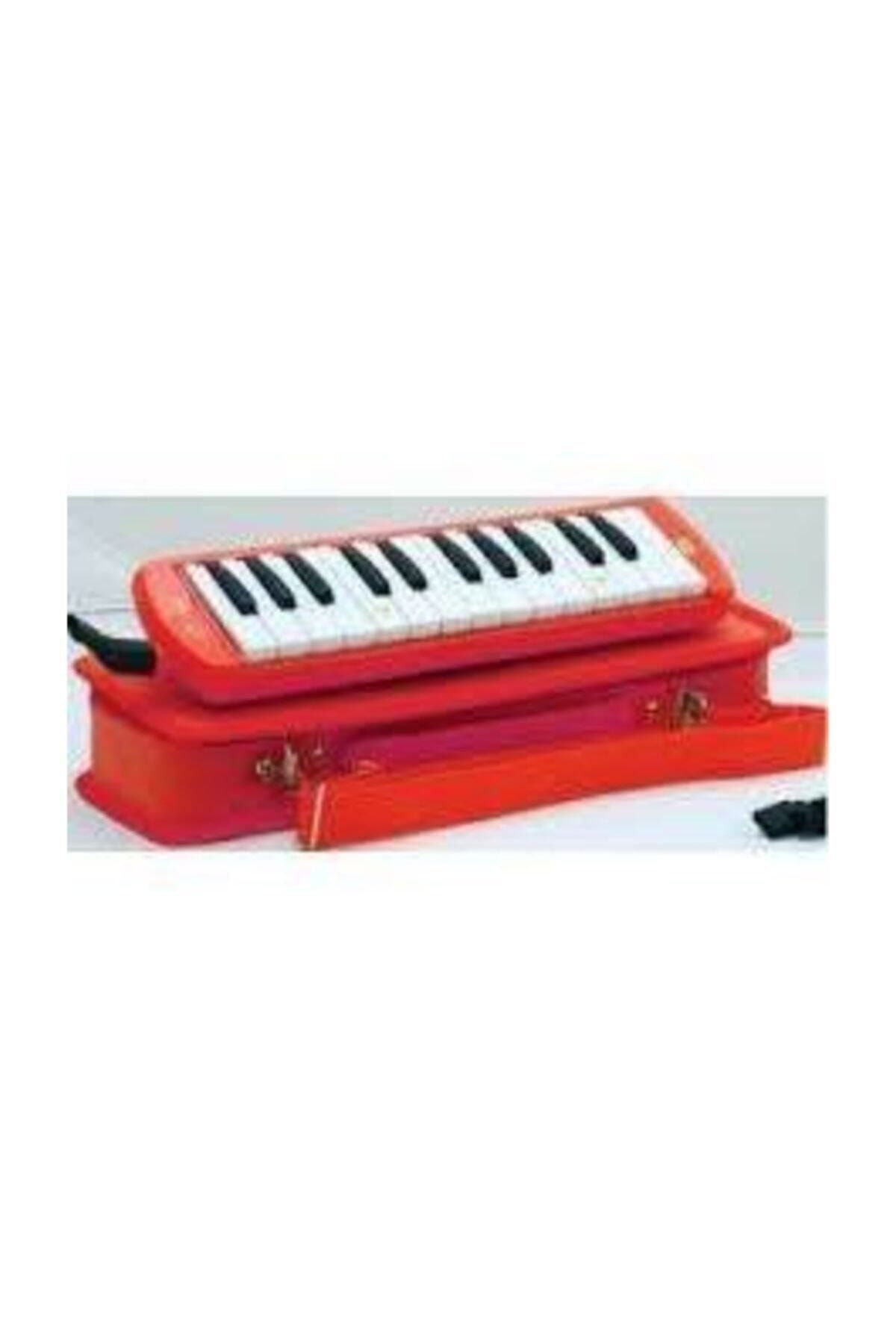 Lino Kırmızı Melodika Çantalı 32 Tuşlu