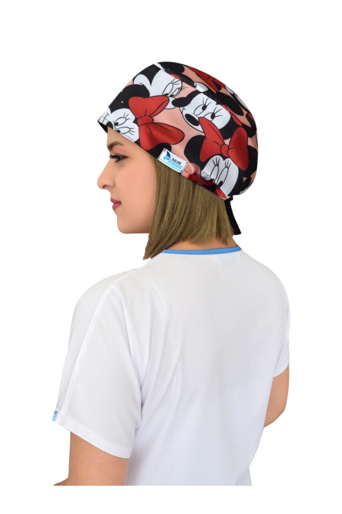 Nur Ortopedi Mickey Temalı Hastane Doktor Hemşire Bonesi