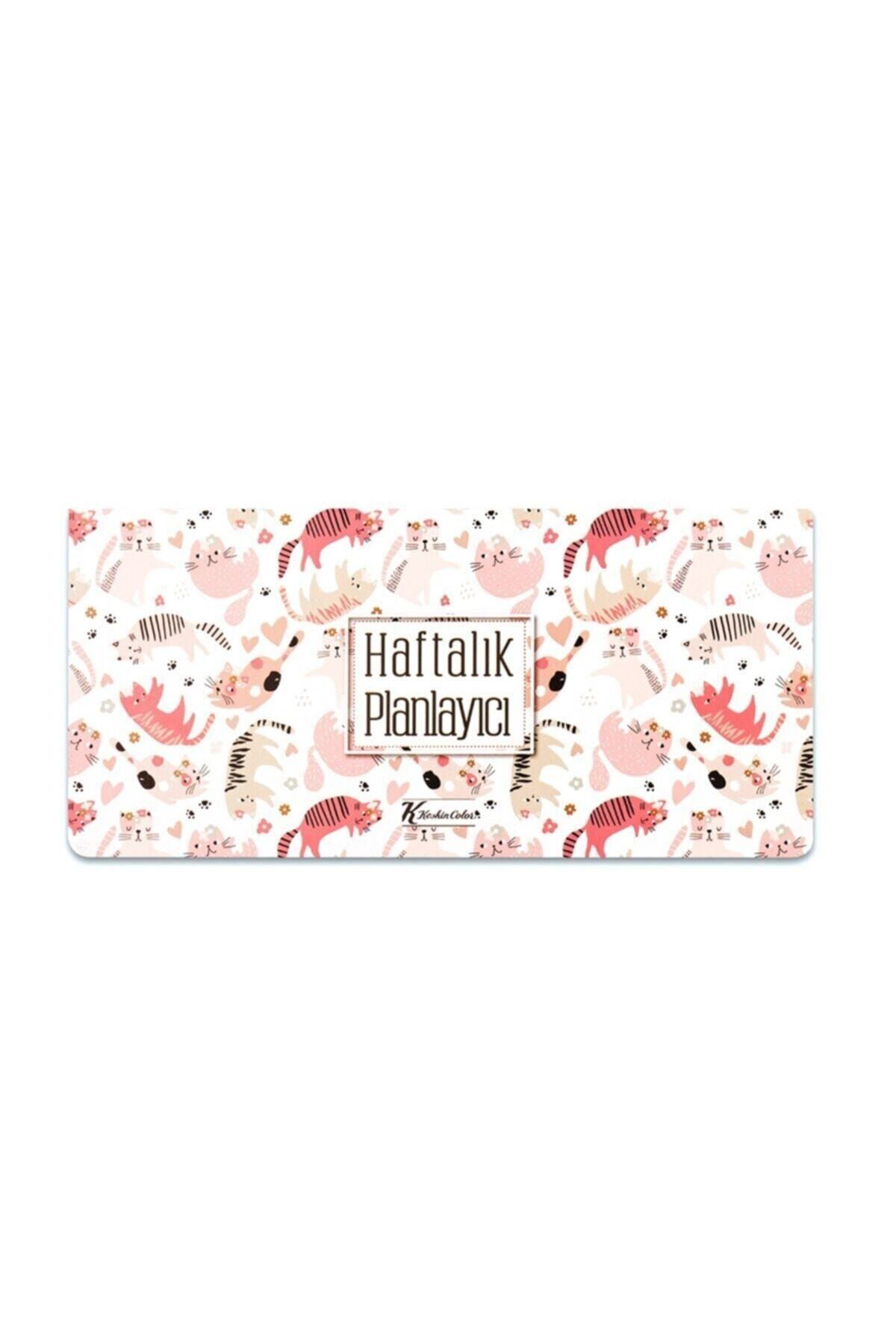 KESKİN COLOR Haftalık Planner - Pink Kitty