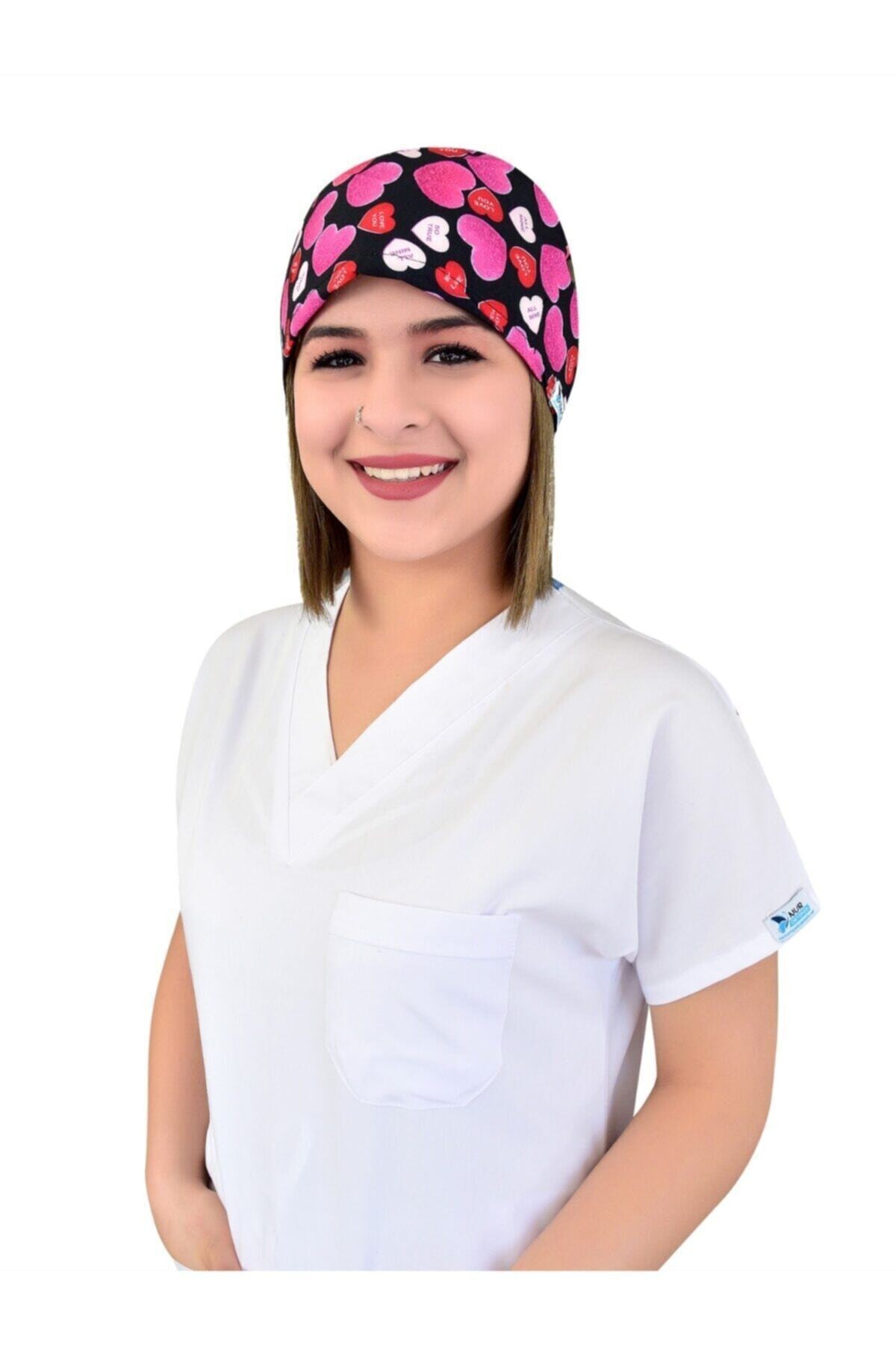 Nur Ortopedi Pembe Kalpli Love Desen Bone