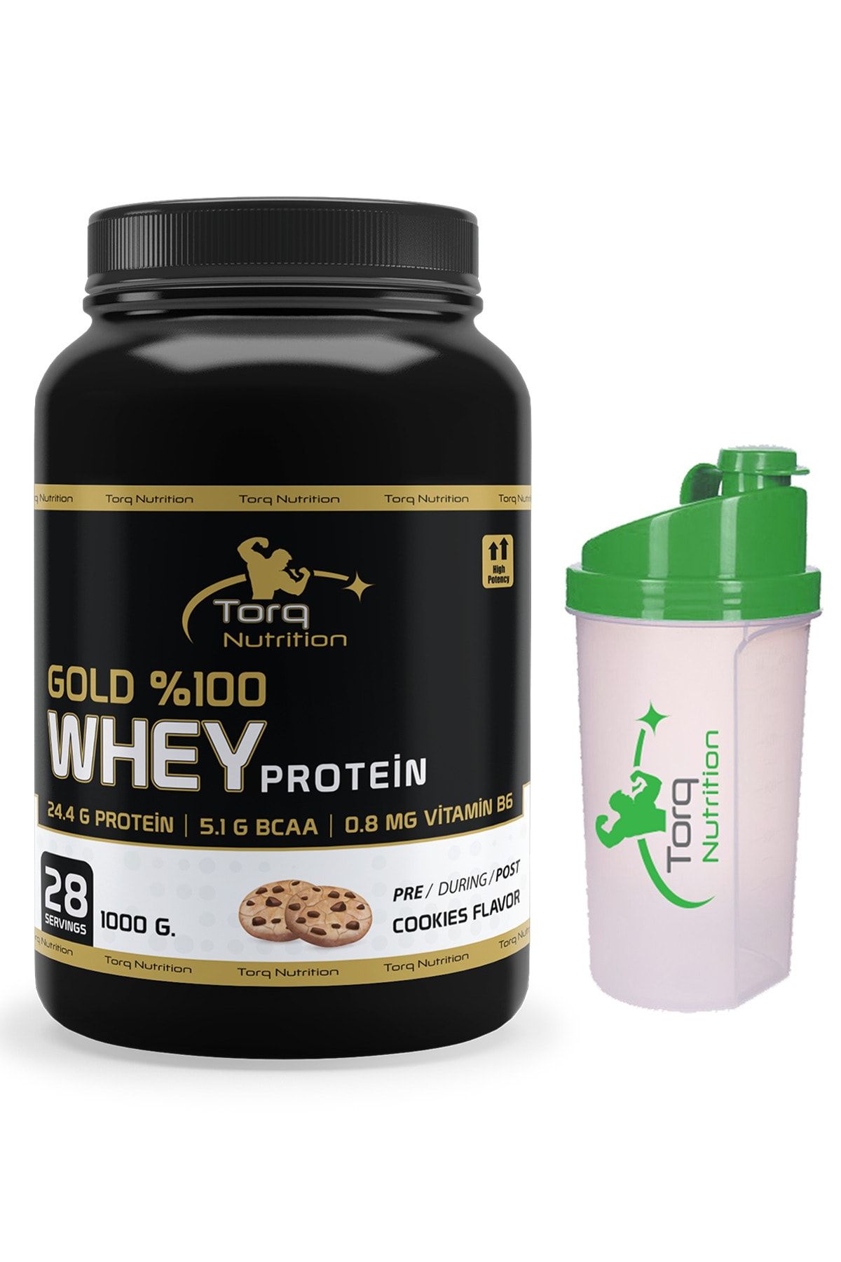 Torq Nutrition Gold Whey Protein Kurabiye Aromalı 1000 Gr