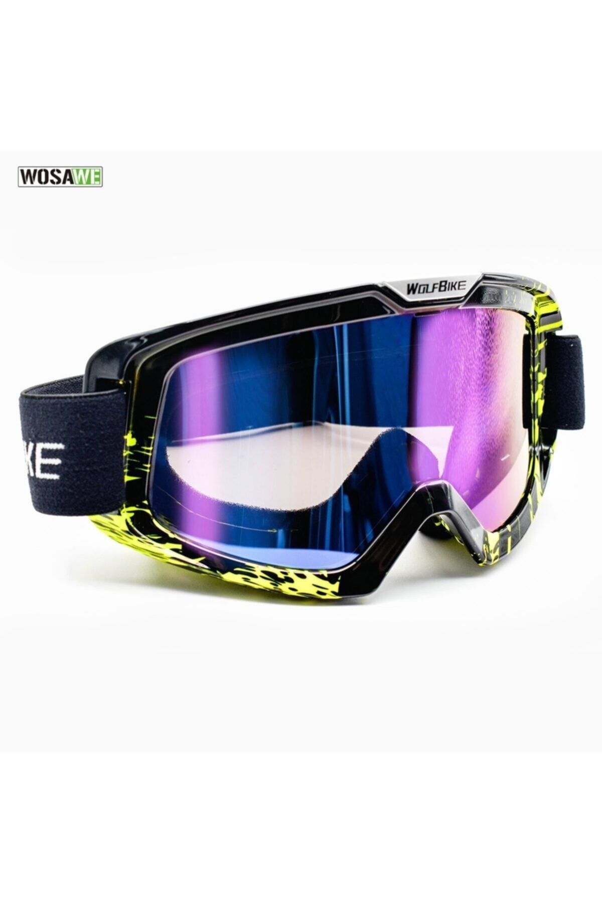 Wolfbike Unisex Uv400 Anti Sis Renkli Kar Kayak Ve Snowboard Gözlüğü Motosiklet Gözlüğü