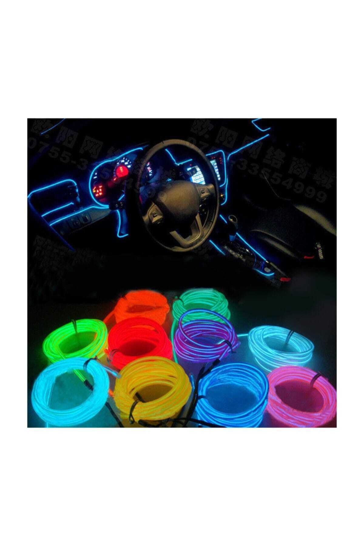 Carub Şerit Mavi Neon 2mt 12v Kablo Tipi
