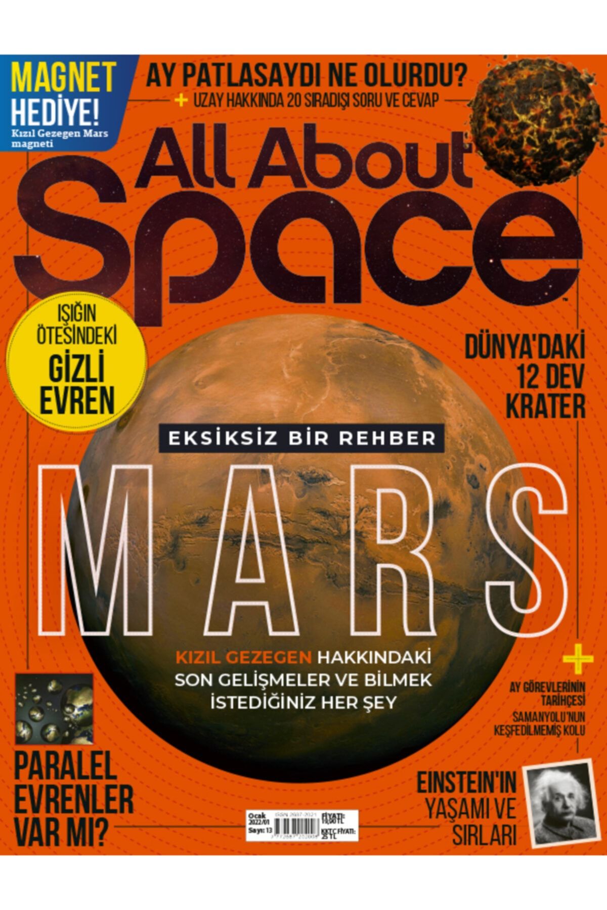 Doğan Burda Dergi Yayıncılık All About Space Dergisi Yıllık Abonelik (12 Sayı)