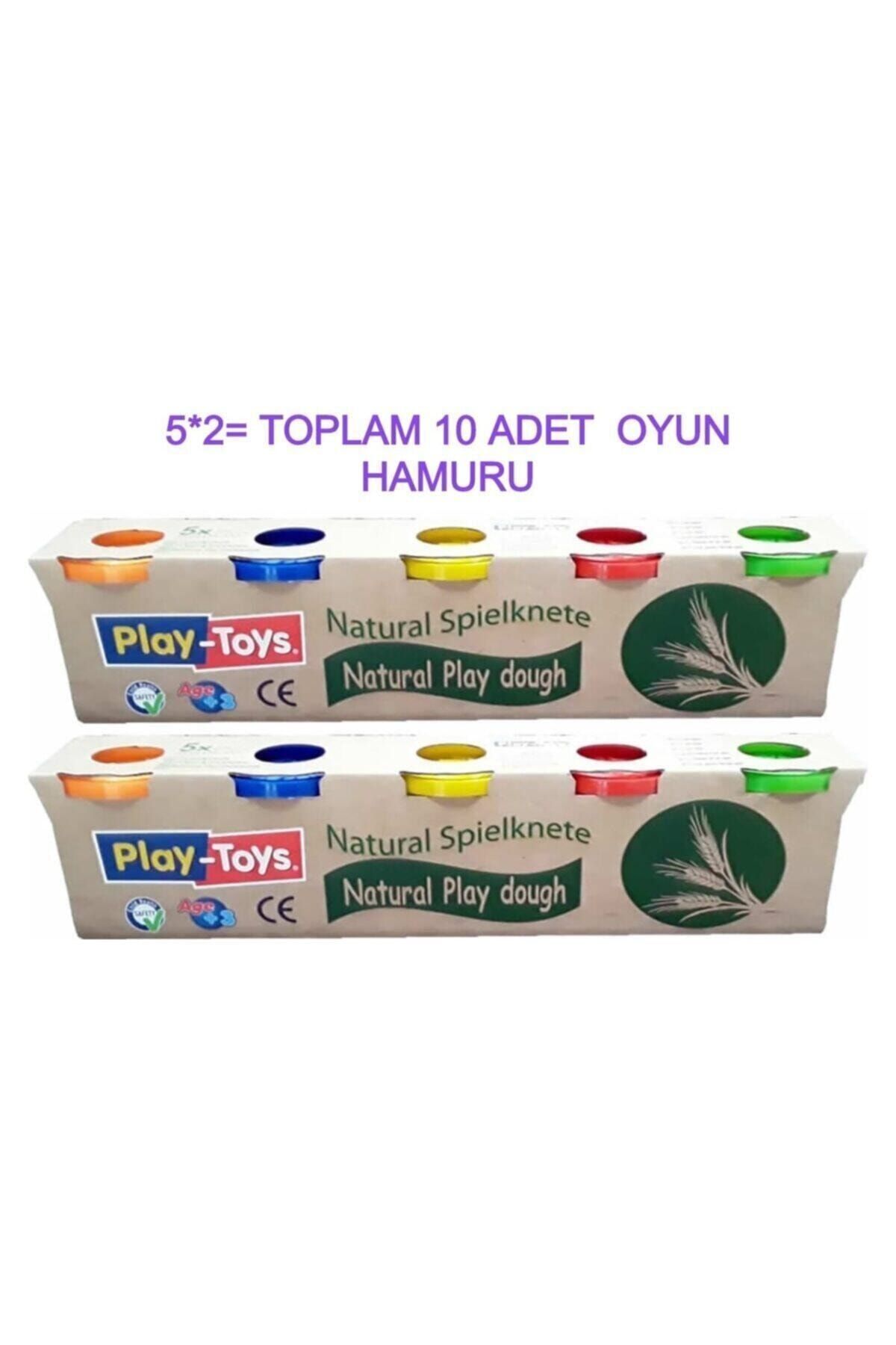 PlaytoysCA Play Toys Natural Oyun Hamuru 10'lu
