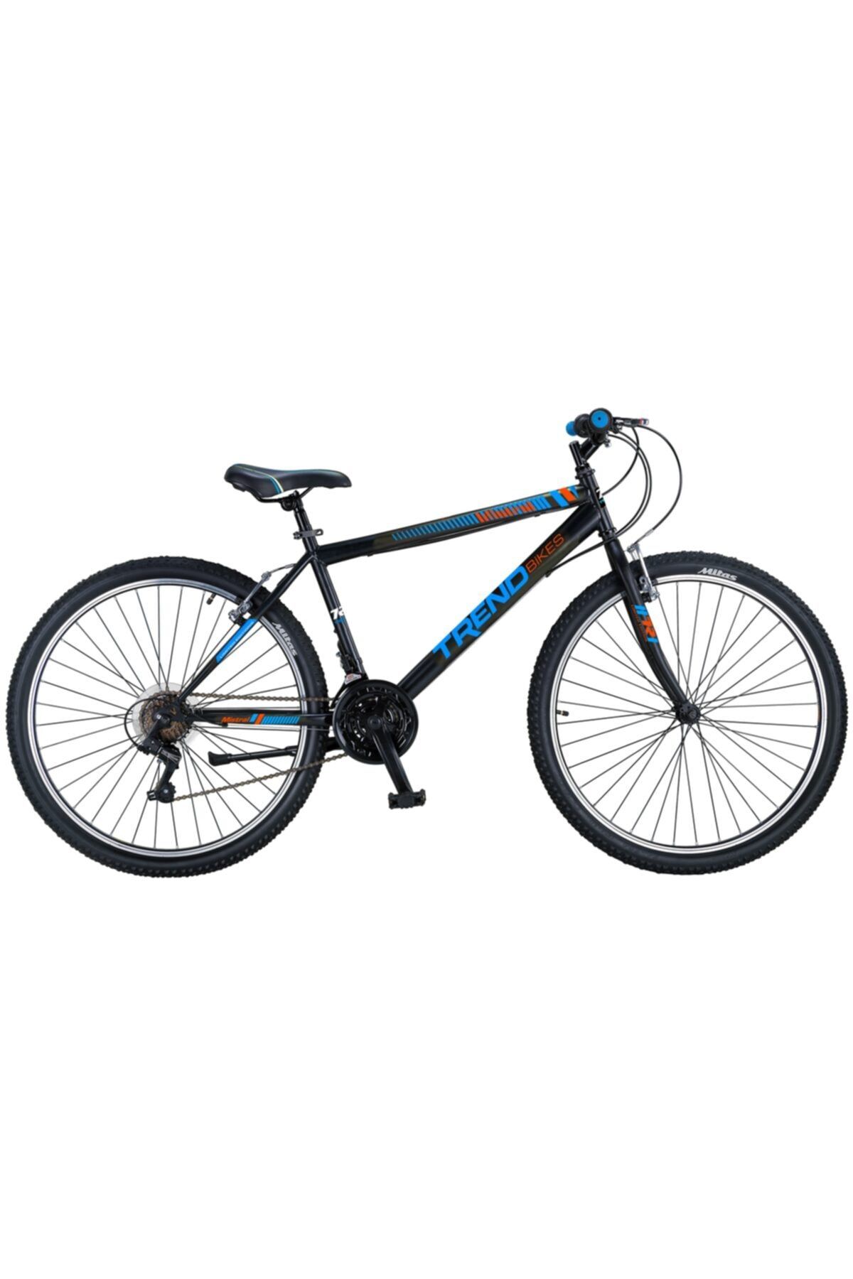 TRENDBIKE Mistral 27,5 Jant 21 Vites Erkek Dağ Bisikleti Siyah-turuncu Mavi