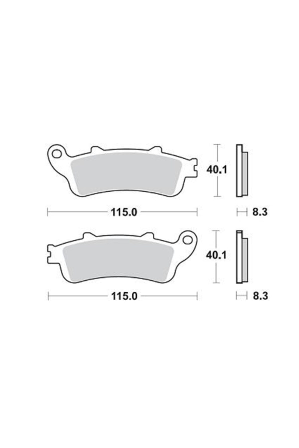 Moto Adv Garage Honda Xlv 1000 Varadero Arka Fren Balatası Sinterli Braking