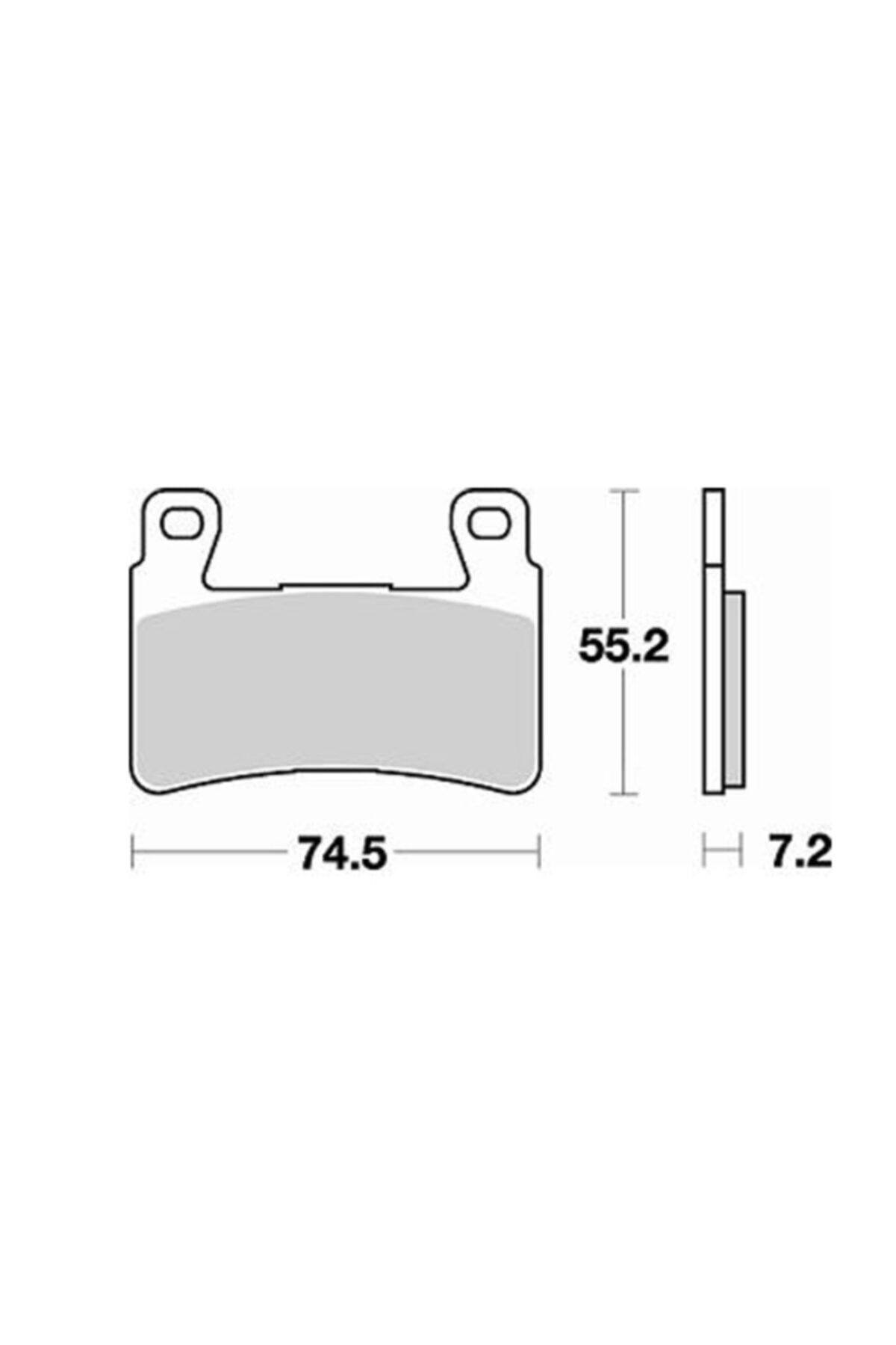 Moto Adv Garage Honda Cbr 600 R 05-15 Ön Fren Balatası Sinterli Braking