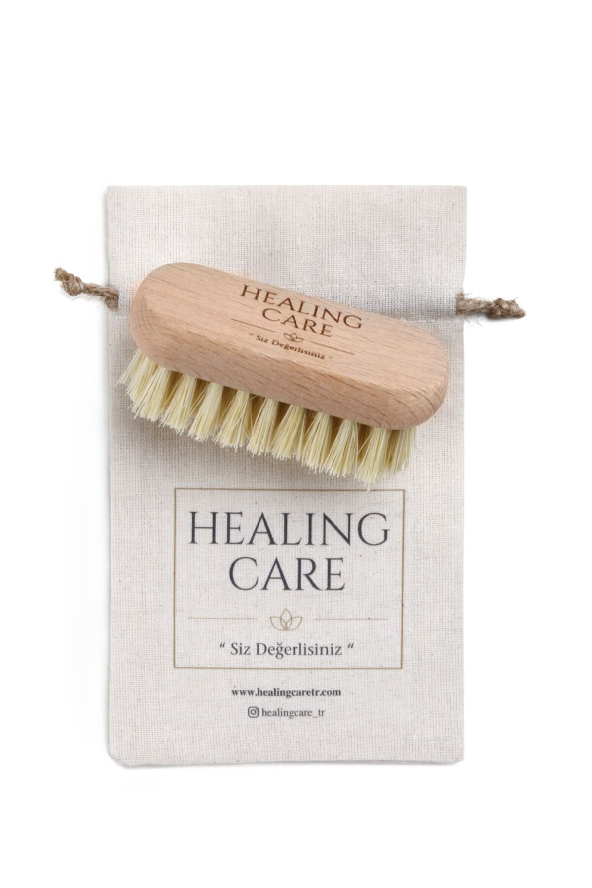 Healing Care Doğal Kaktüs Kılı Tırnak Fırçası
