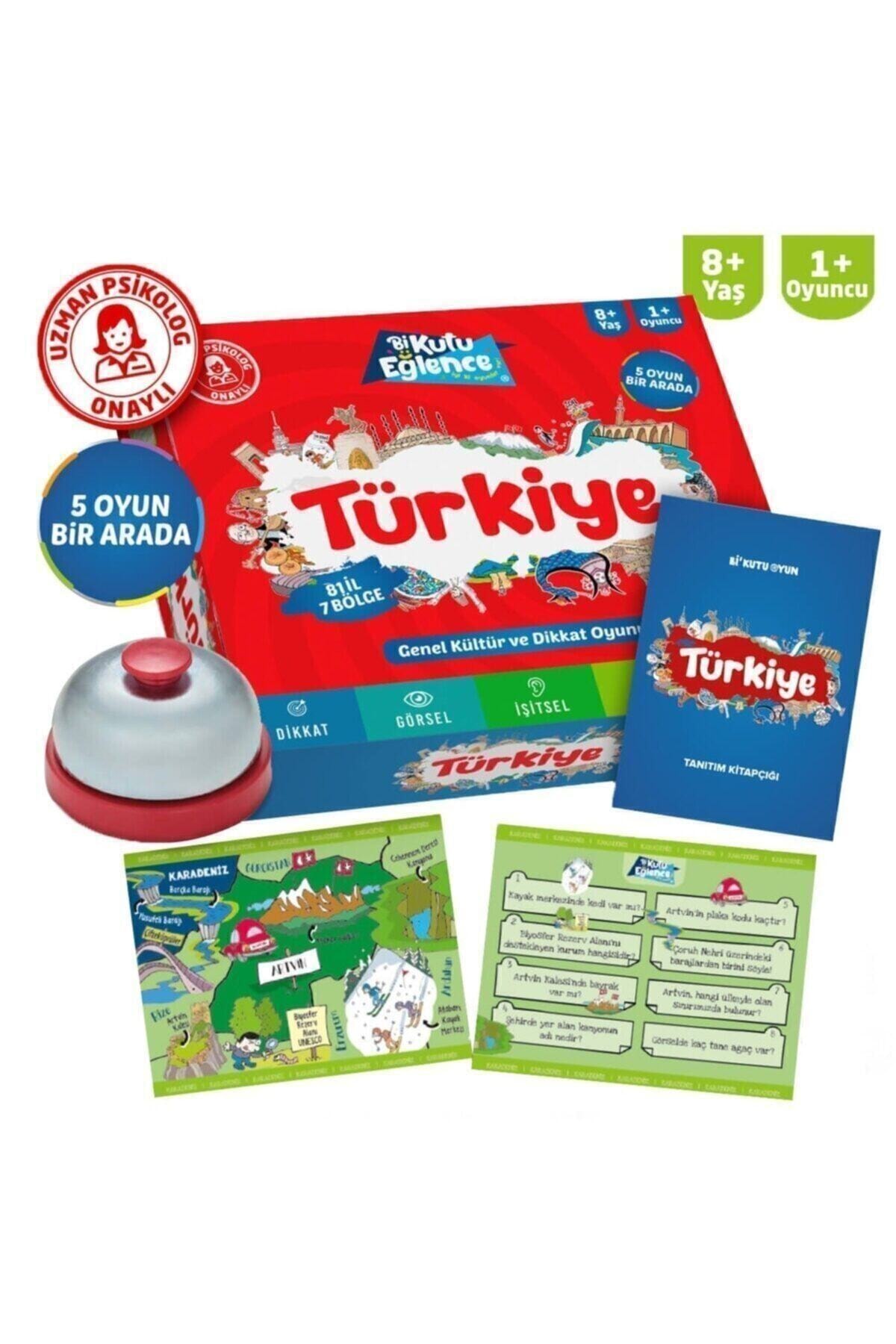 Bi Kutu Oyun Türkiye Dikkat Ve Genel Kültür Oyunu - Erdoğan Oğultekin - Timaş Yayınları