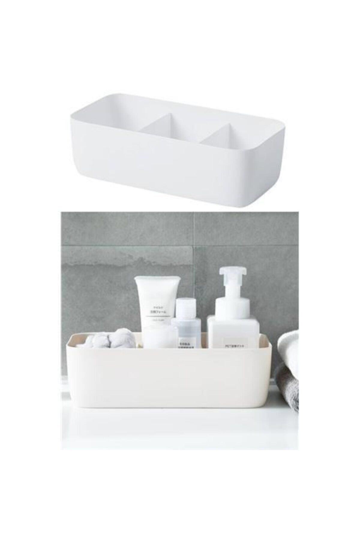 HomeCare Wesley Beyaz Banyo Organizer Seti 715583 12 lı Indirimli Paket