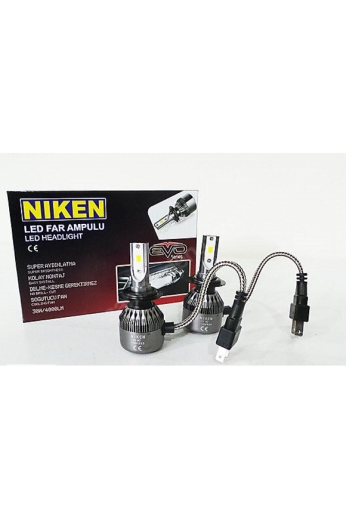 Niken Led Xenon H7 Nıken Evo Far Ampulu Zenon Şimşek Etkili