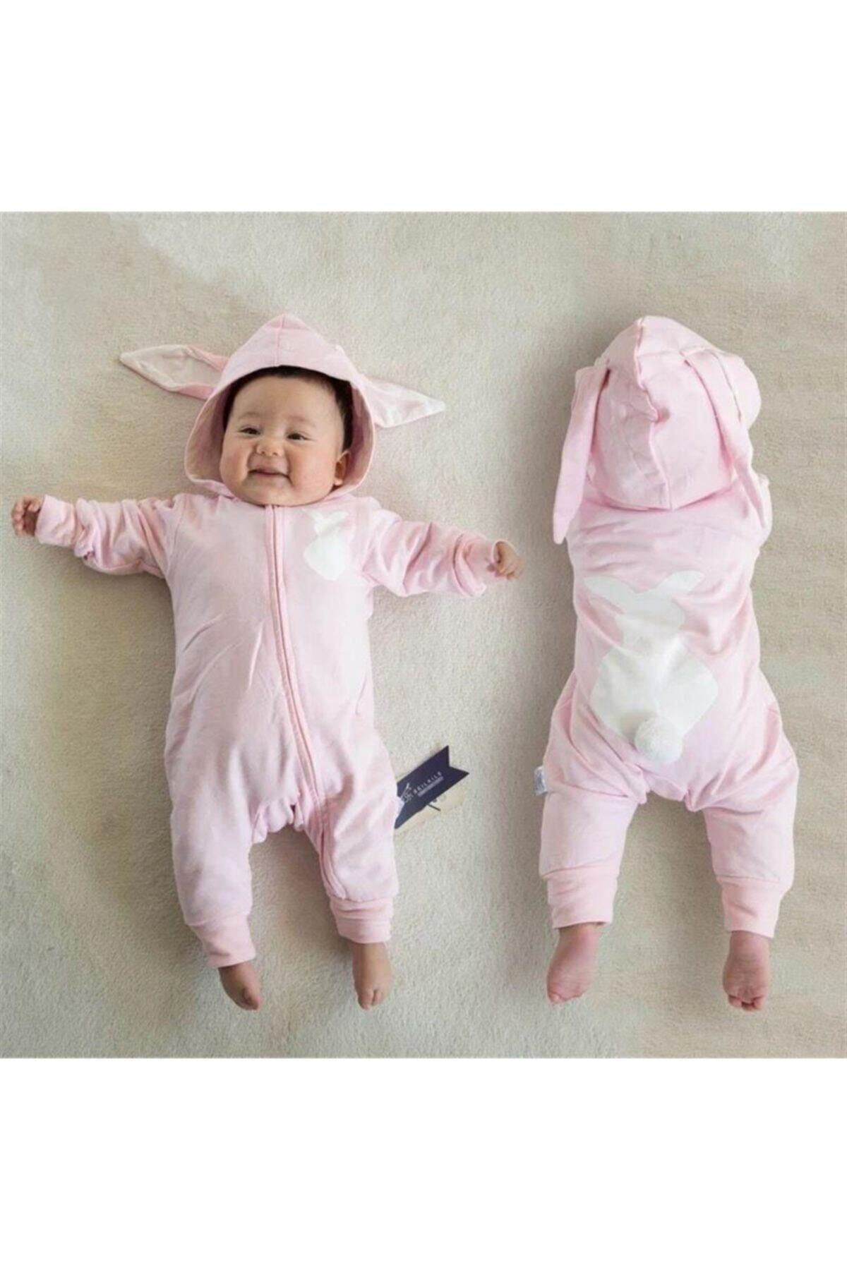 Bebe Tavşanlı K Tulum Pembe