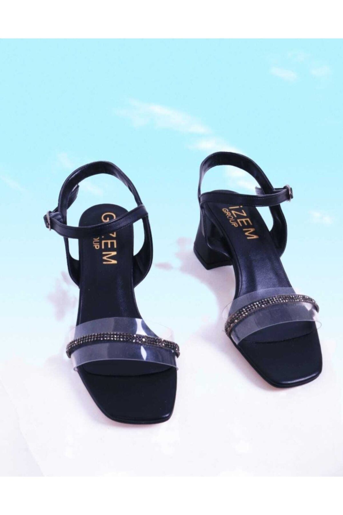 sambo shoes Topuklu Şeffaf Tek Bant