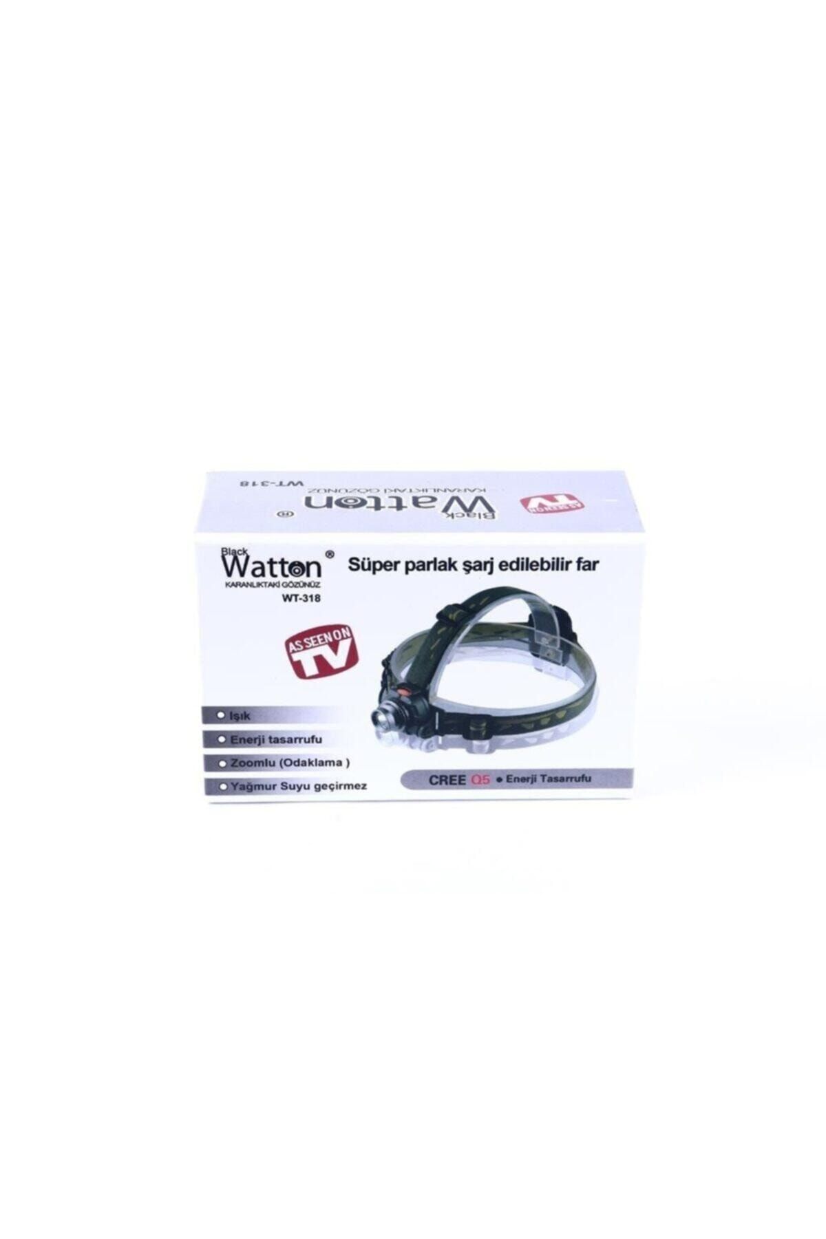 Watton Wt-318 Sensörlü Şarjlı Kafa Lambası
