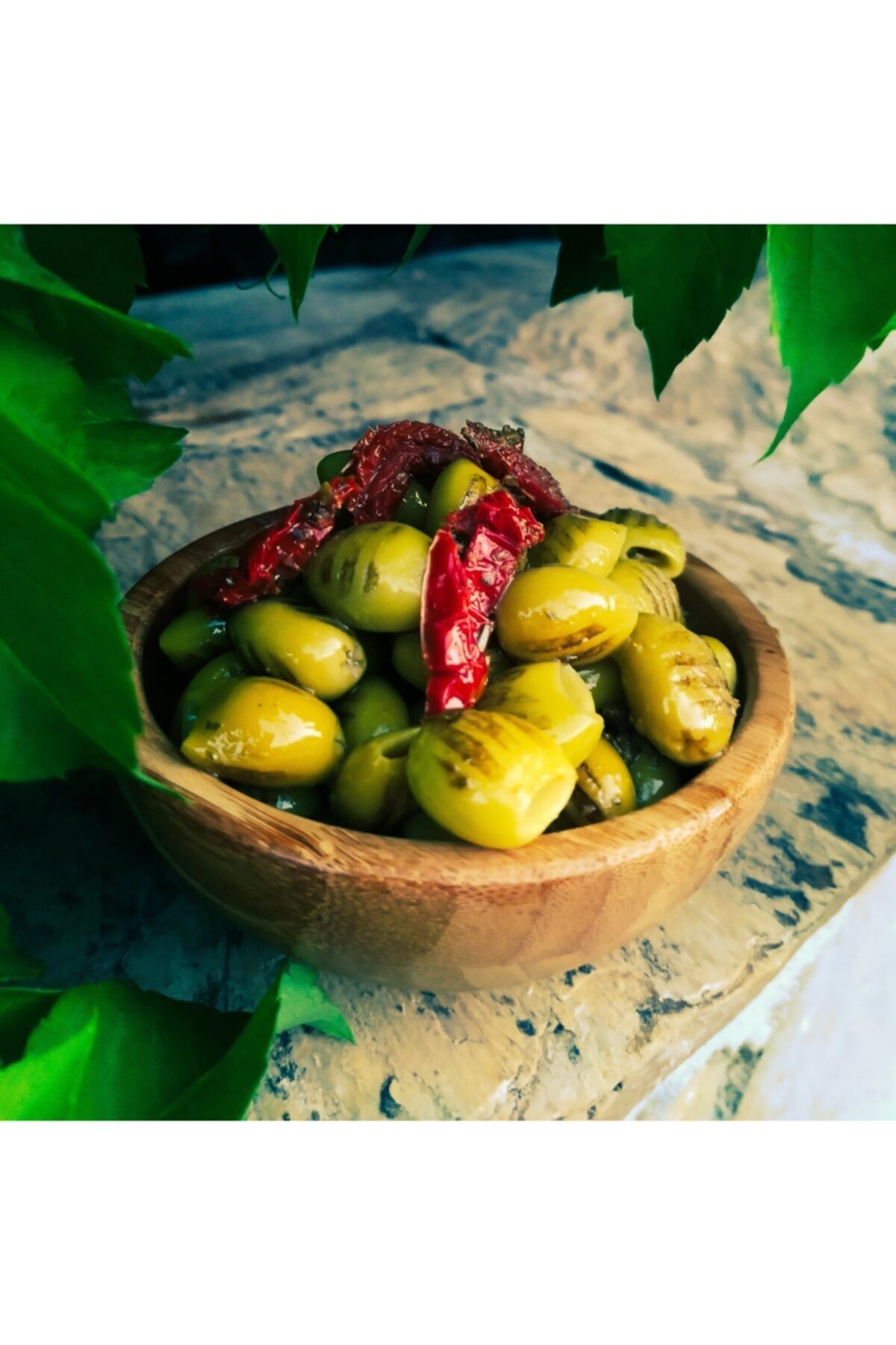 Adalya Zeytin Kuru Domates Ve Baharatlı Izgara (GRİLL) Zeytin 2000 Gr. Cam Kavanoz