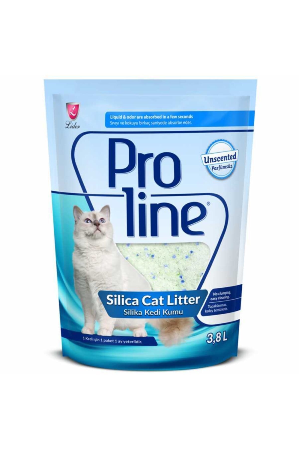 Cambridge Polo Club Proline Slica Parfümsüz Kedi Kumu 3,8 Lt
