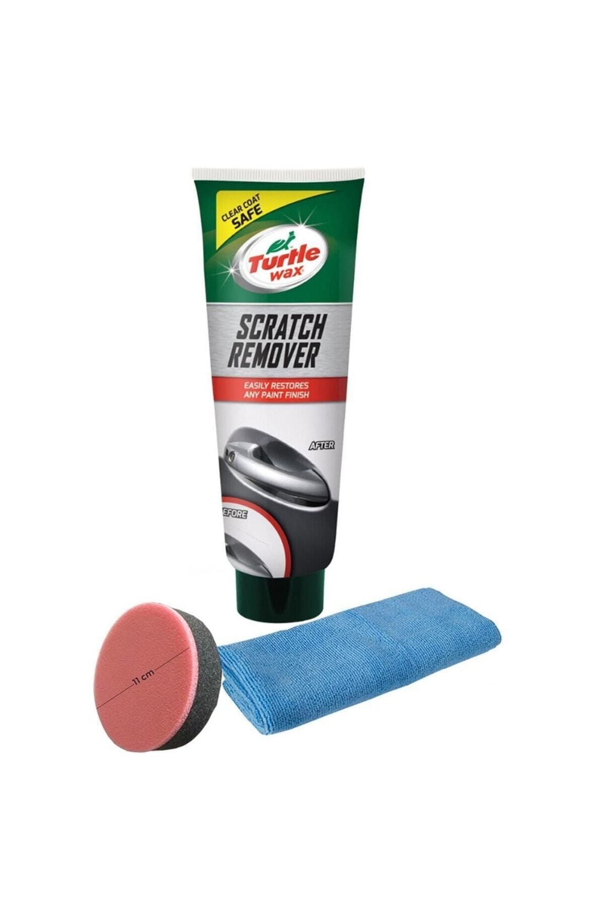 Turtle Wax Ince Çizik Giderici + Uygulama Süngeri + Uygulama Bezi