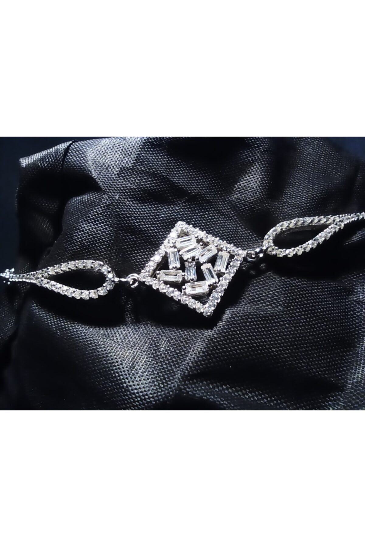 Wena Jewelry 925 Ayar Gümüş Kare Modern Tasarım Bileklik