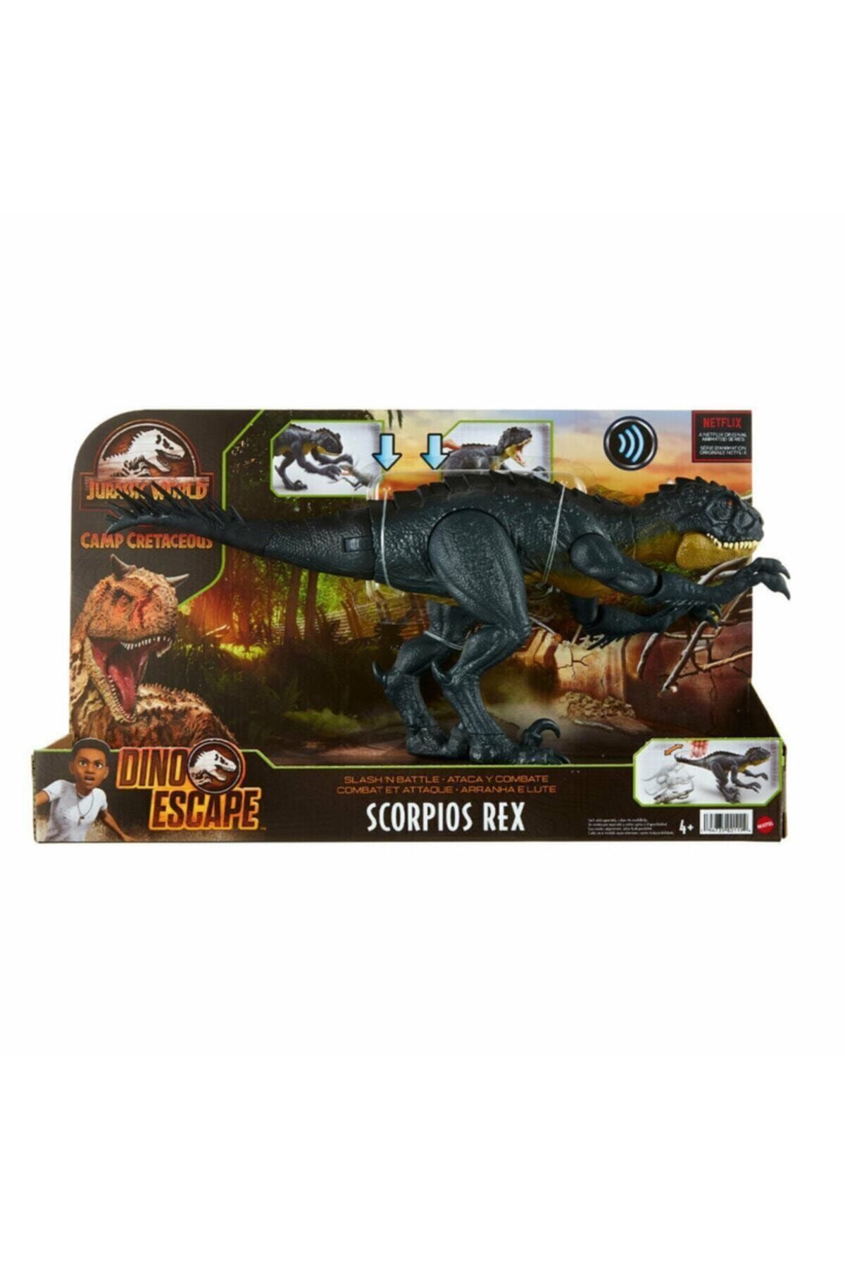 JURASSIC WORLD Saldırgan Dövüşçü Dinozor Figürü Hbt41
