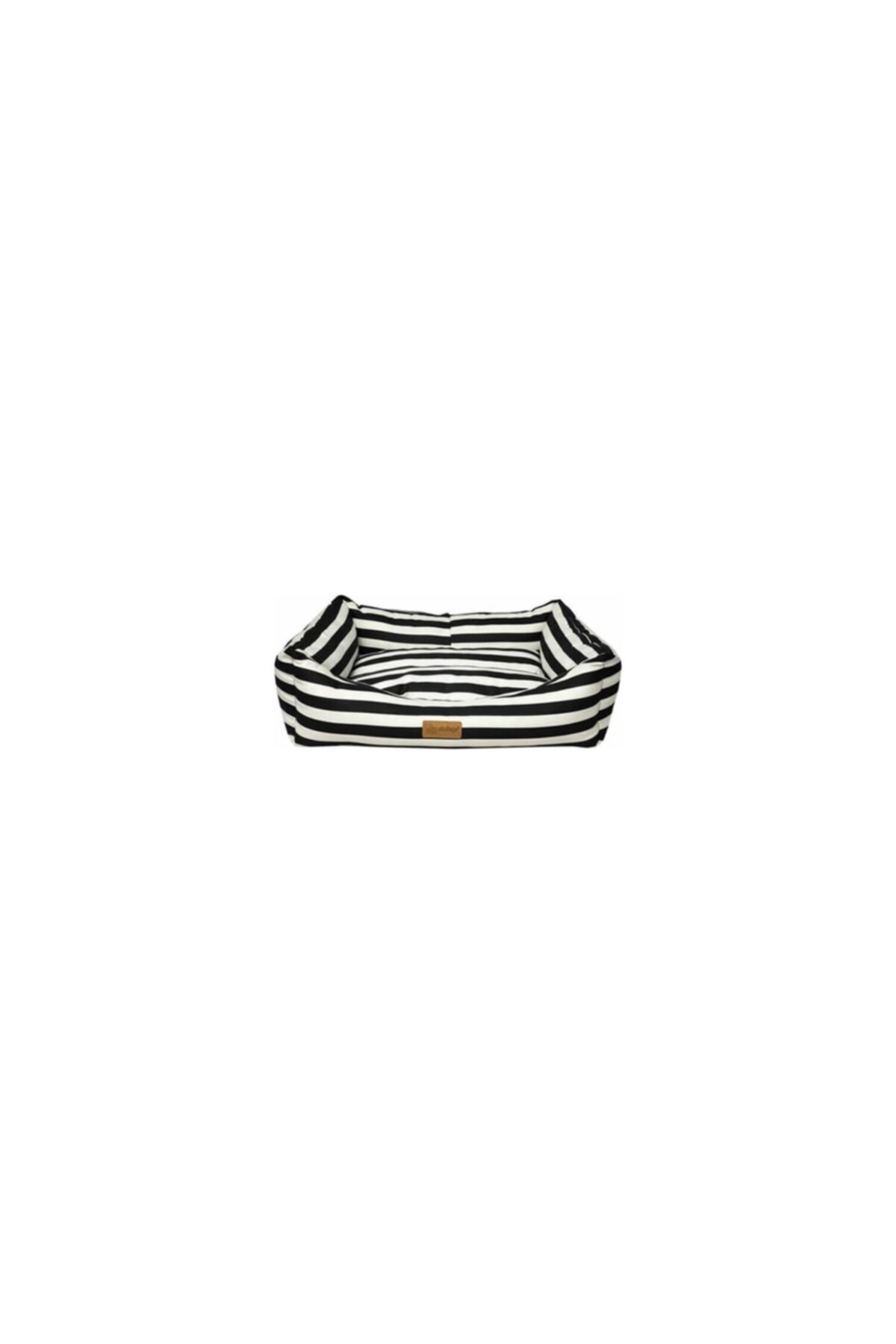 Dubex Makaron Dikdörtgen Yatak Vr09 Siyah Çizgili (l) 78x60x22h Cm