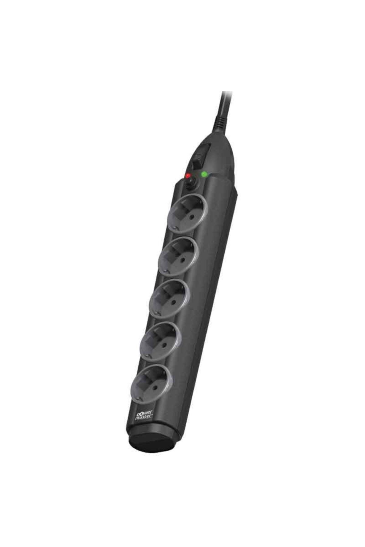 Powermaster Zm-gfx500h 5 Li 1.8 mt Akım Korumalı Priz Siyah 175 Joules-2500w