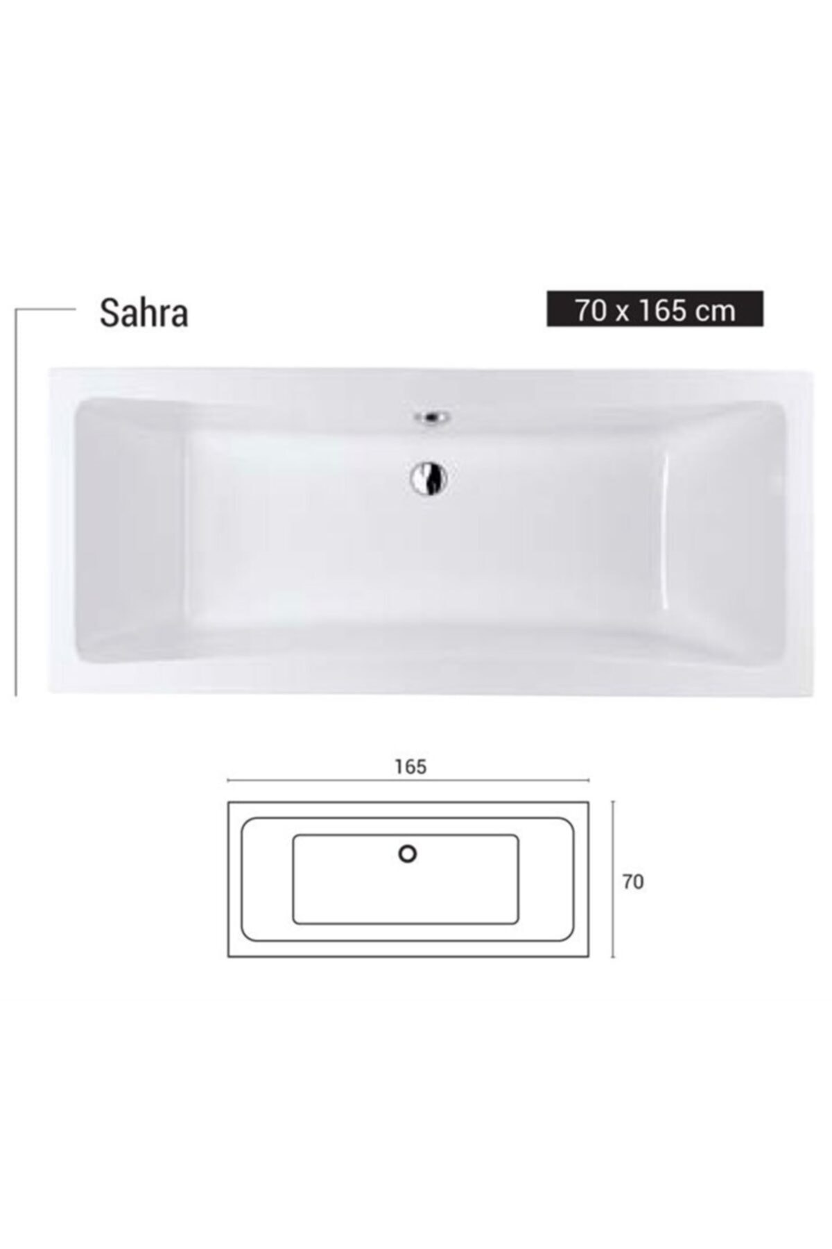 DND Concept Sahra Jakuzi 70x165 H:55