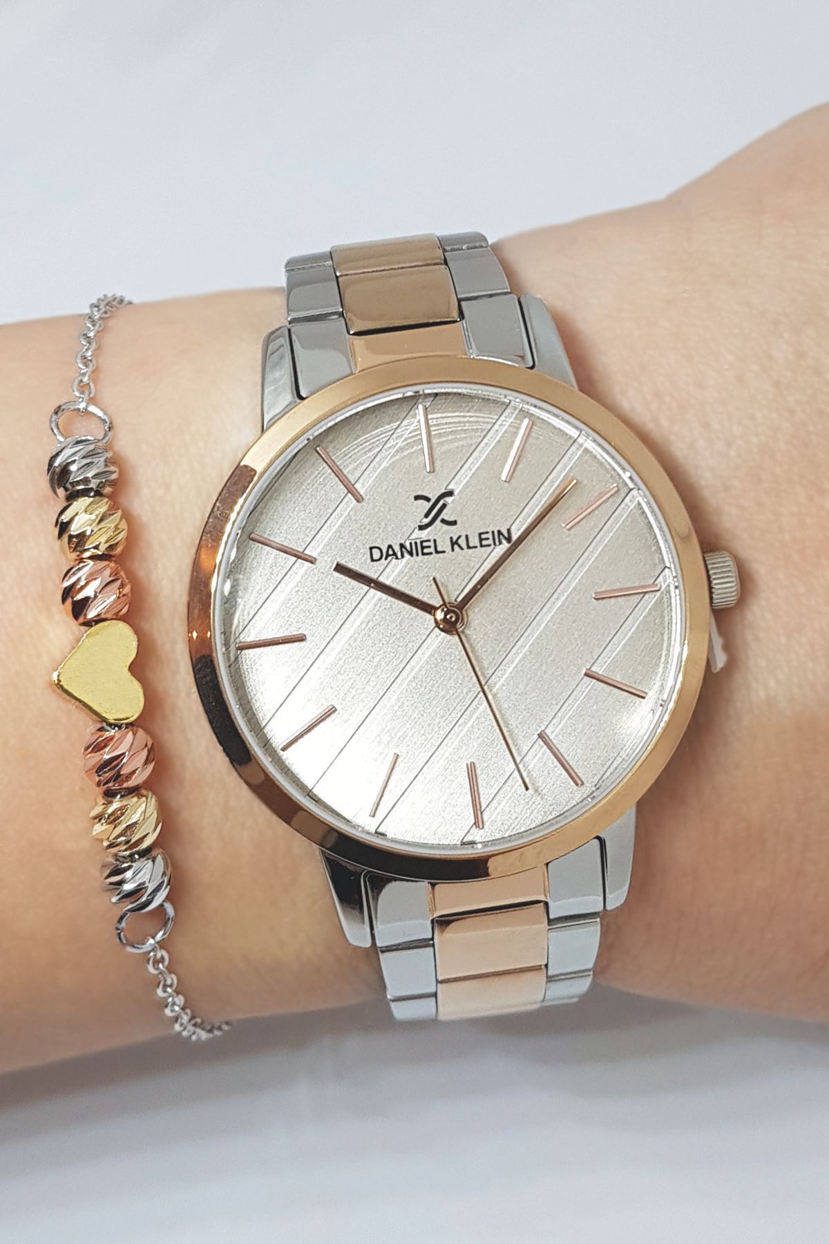 Daniel Klein Rose Gold/metalik  Kol Saati + Dorika Bileklik Seti