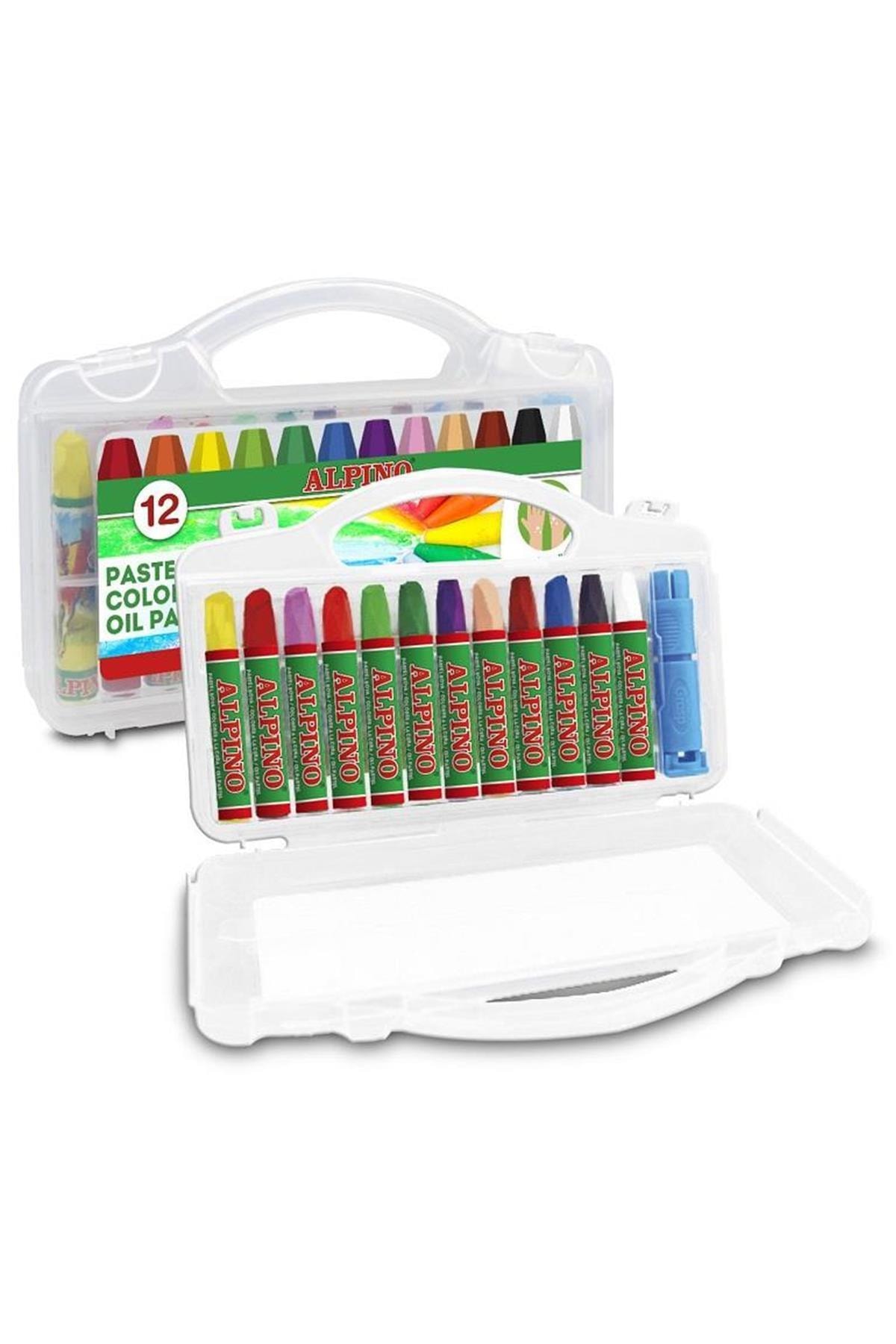 WORLDDOLPHIN Dolphin Alpino 12 Renk Çantalı Pastel Boya Dc-008296