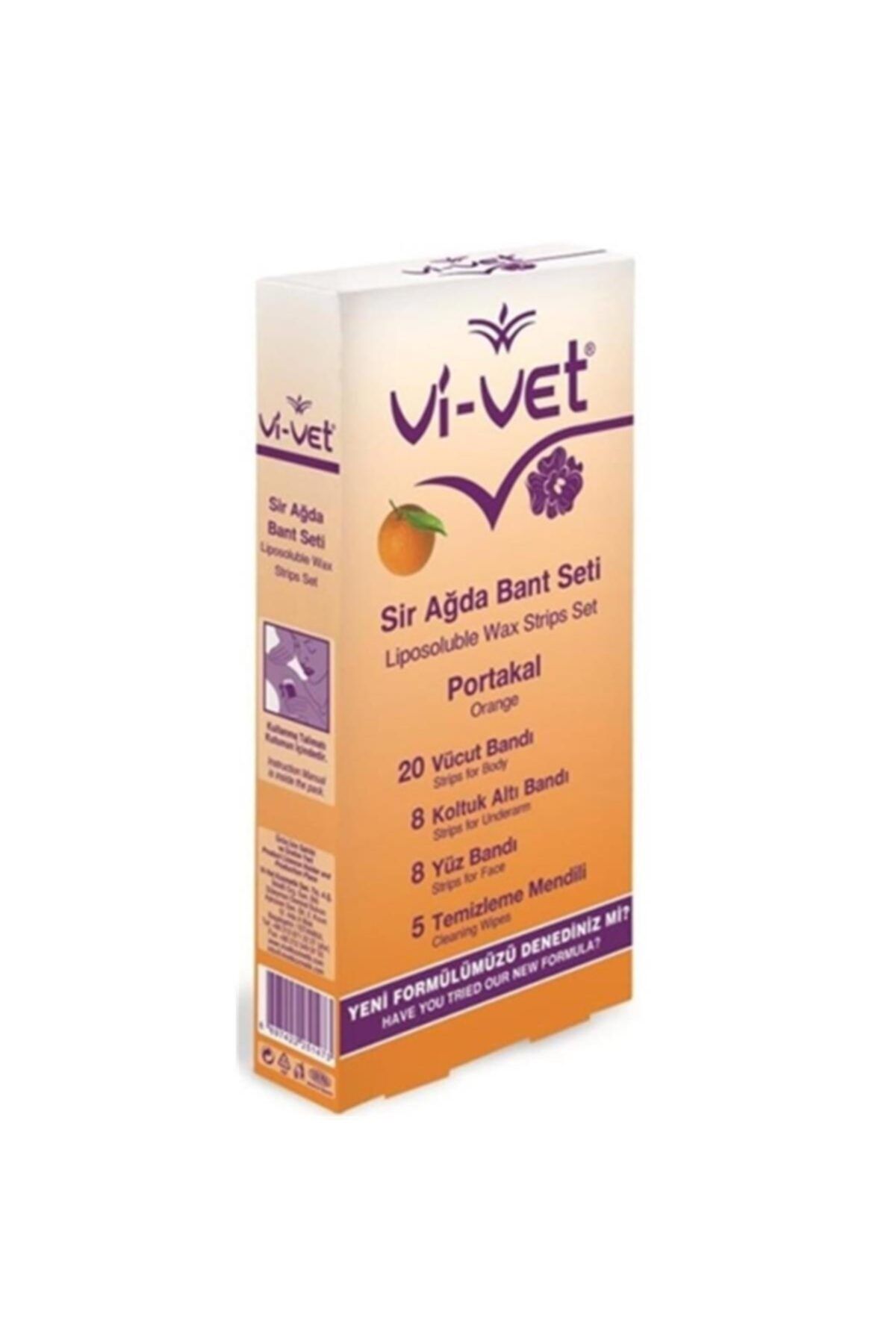 Vivet Ağda Bandı Vücut 41li Portakal