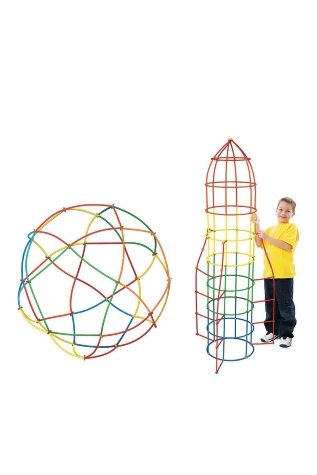 Hedd 4d Dıy Block Bambu Çubukları Oyuncak Seti Yaratıcı Montaj Oluşturucu Eğitim Oyuncağı