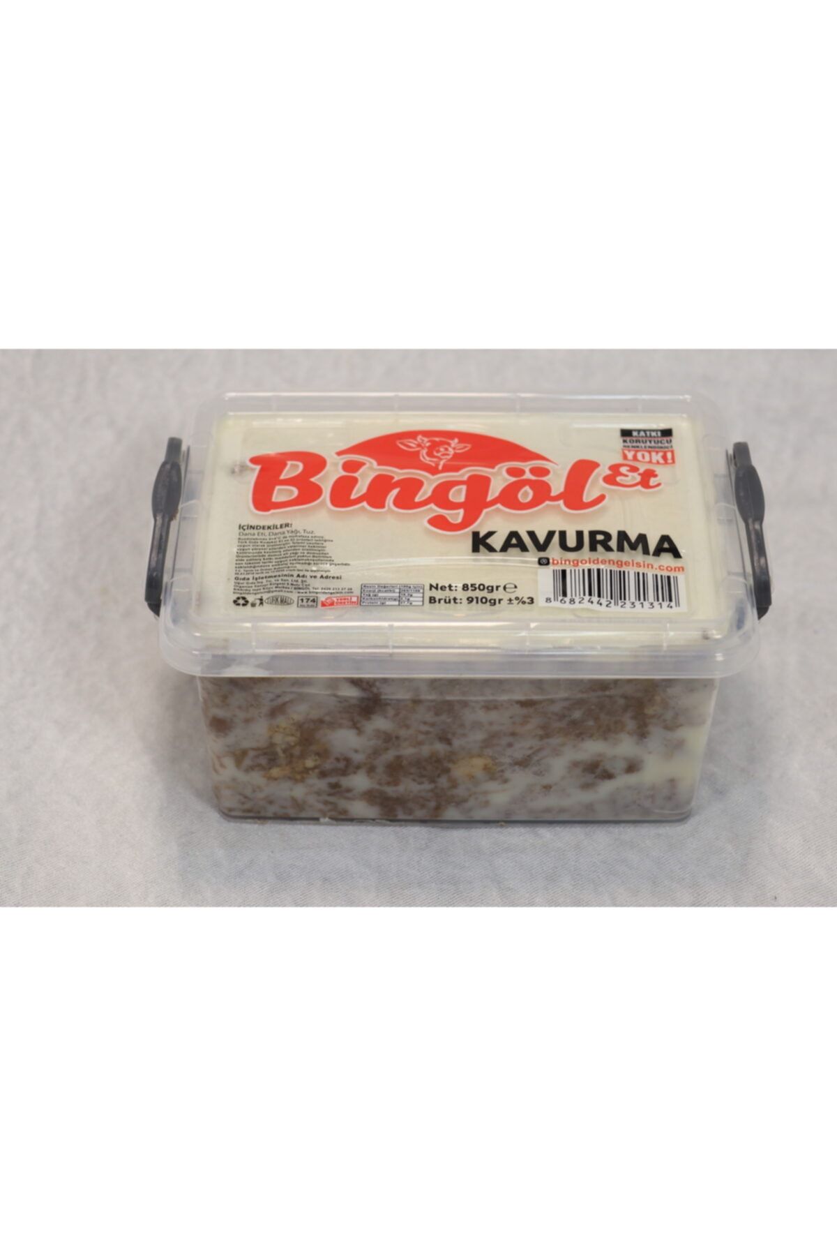BİNGÖL ET Dana Kavurma (910 GRAM)