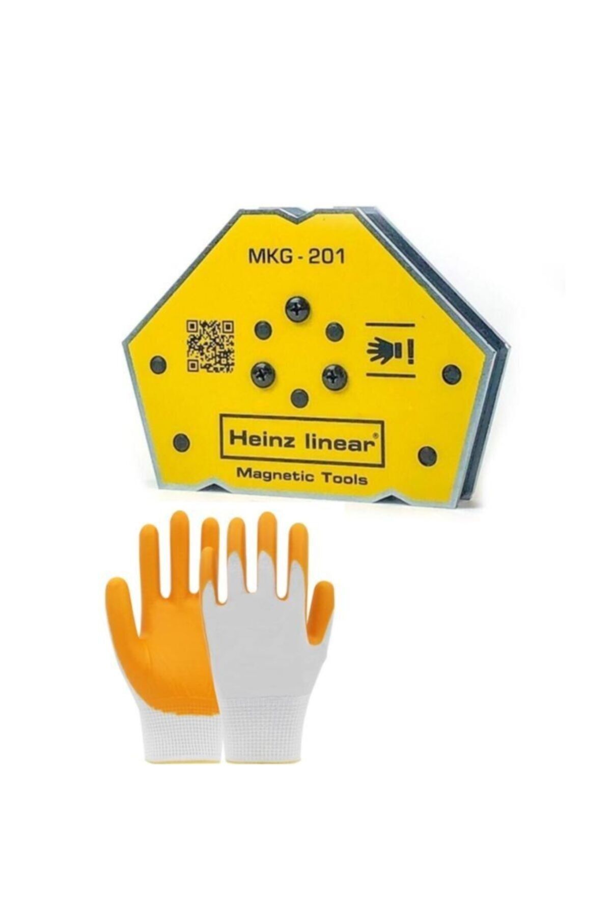 Heinz Linear Manyetik 5 Açılı Mıknatıslı Gönye Eldiven Hediyeli
